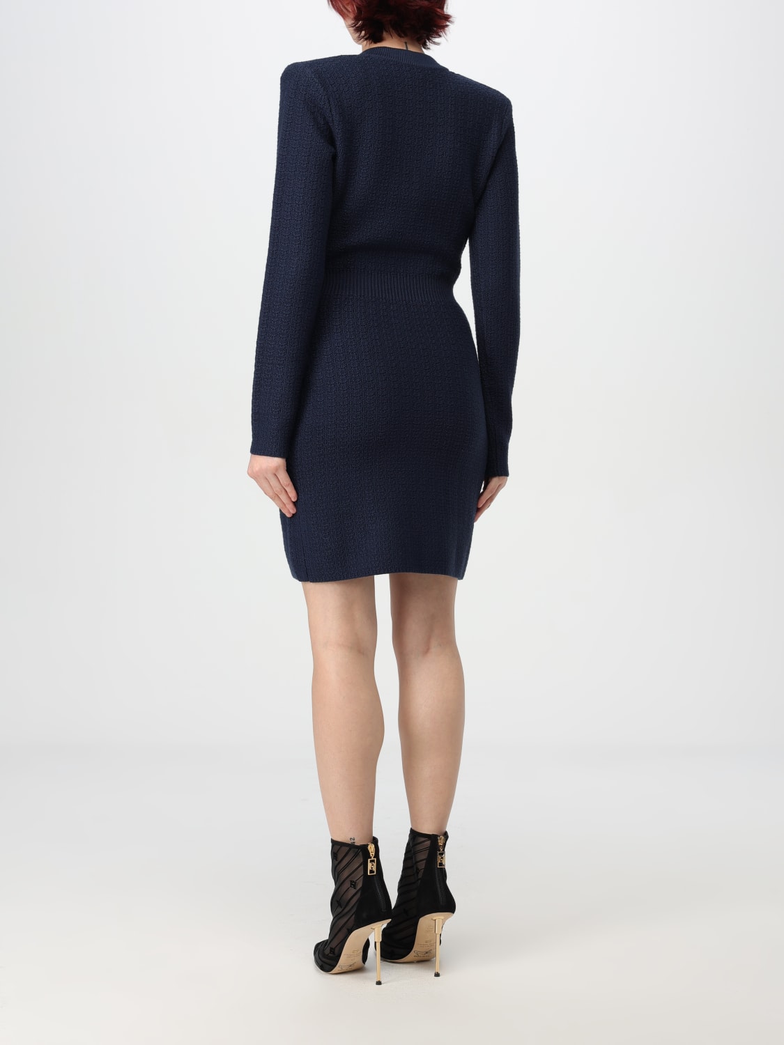 ELISABETTA FRANCHI DRESS: Dress woman Elisabetta Franchi, Blue - Img 2