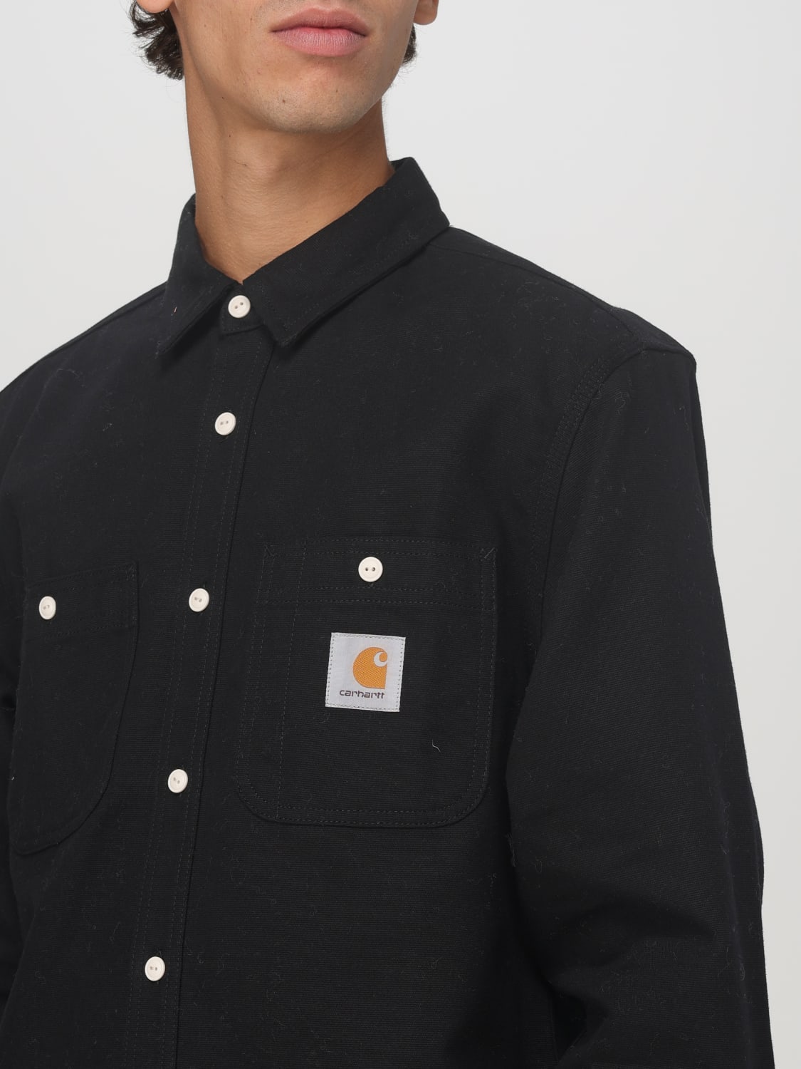 CARHARTT WIP シャツ: シャツ メンズ Carhartt Wip, ブラック - Img 4