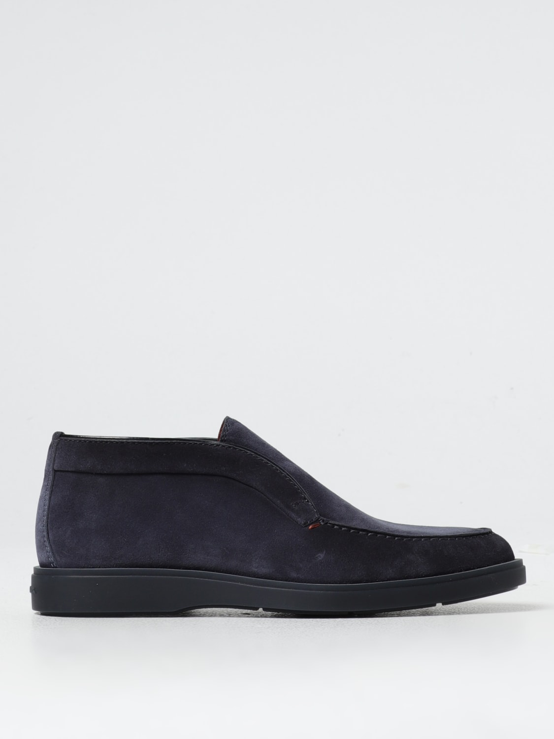 SANTONI CHUKKA BOOTS: Boots men Santoni, Blue - Img 1