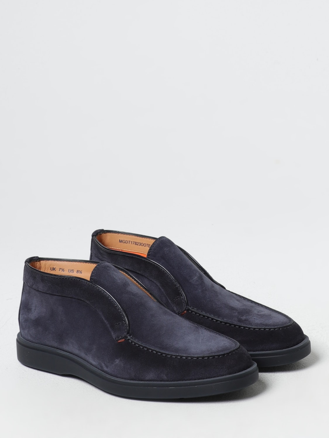 SANTONI CHUKKA BOOTS: Boots men Santoni, Blue - Img 2