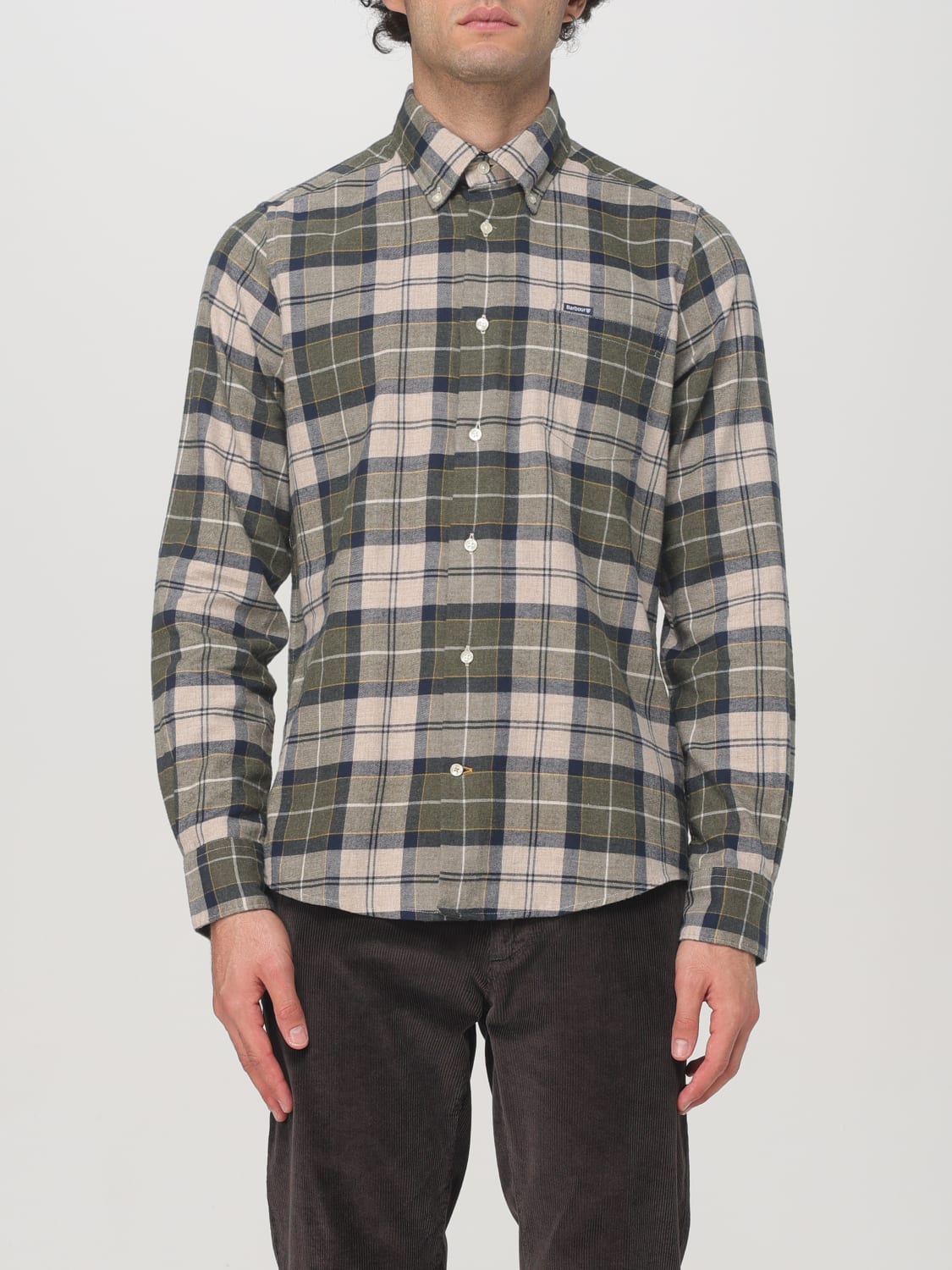 Giglio Camicia Barbour in cotone check