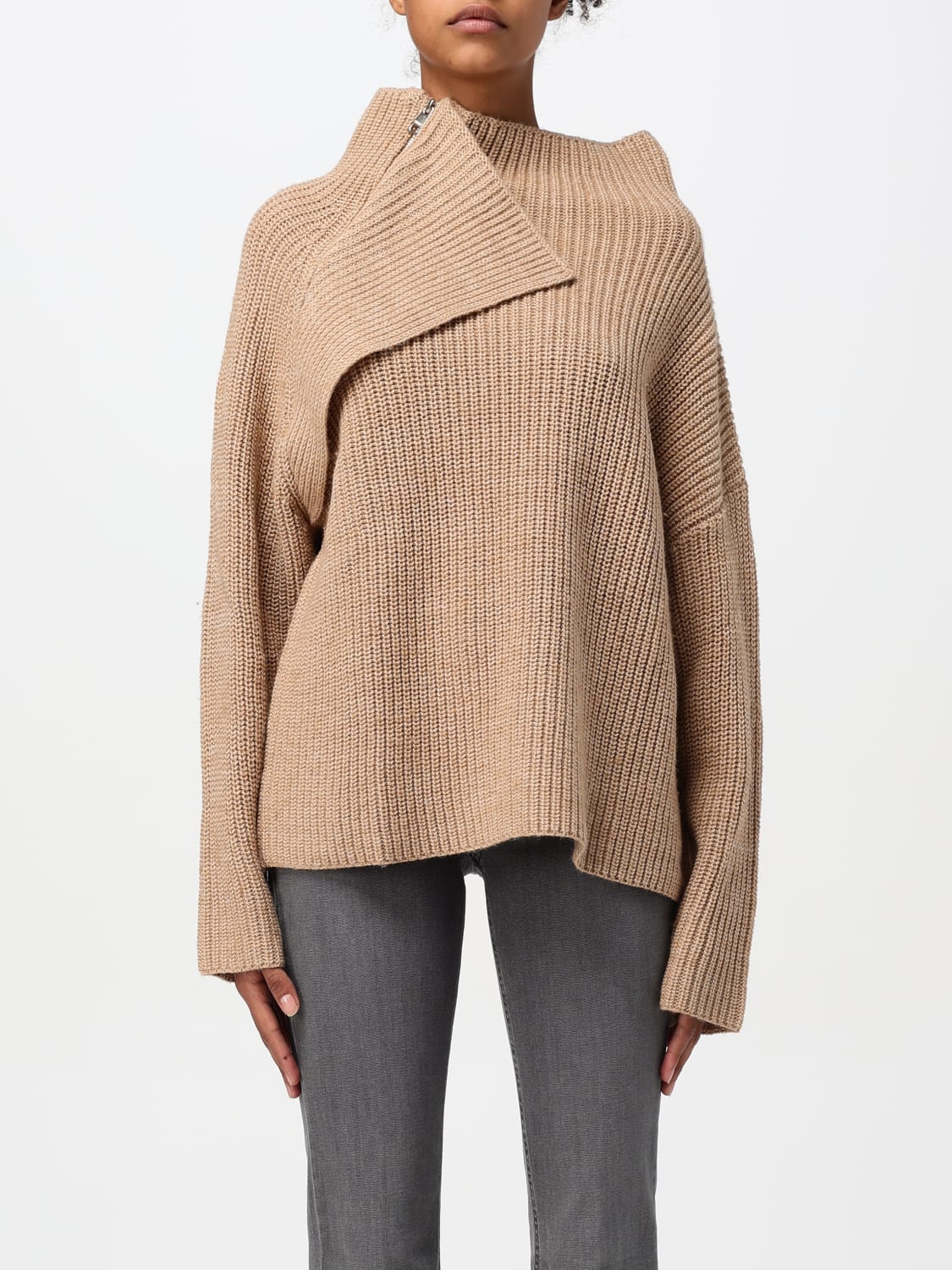 LIU JO SWEATER: Sweater woman Liu Jo, Beige - Img 1