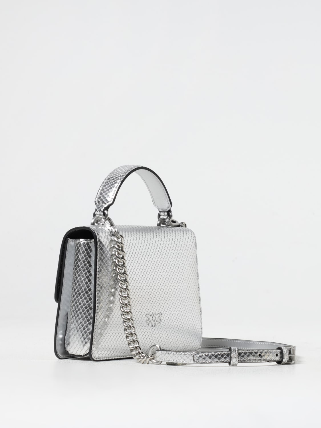 PINKO MINI-TASCHE: Schultertasche damen Pinko, Silber - Img 2