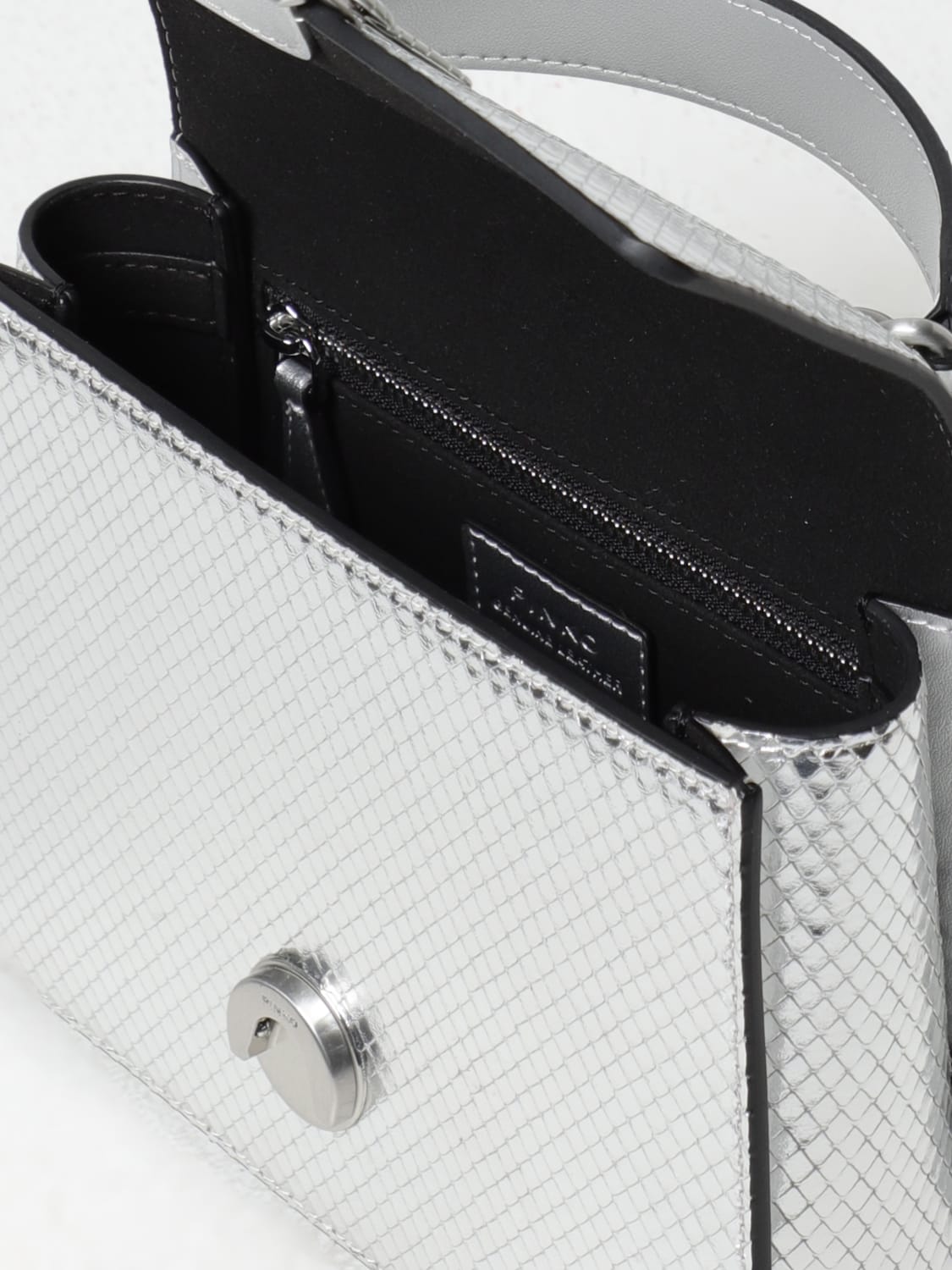 PINKO MINI-TASCHE: Schultertasche damen Pinko, Silber - Img 3