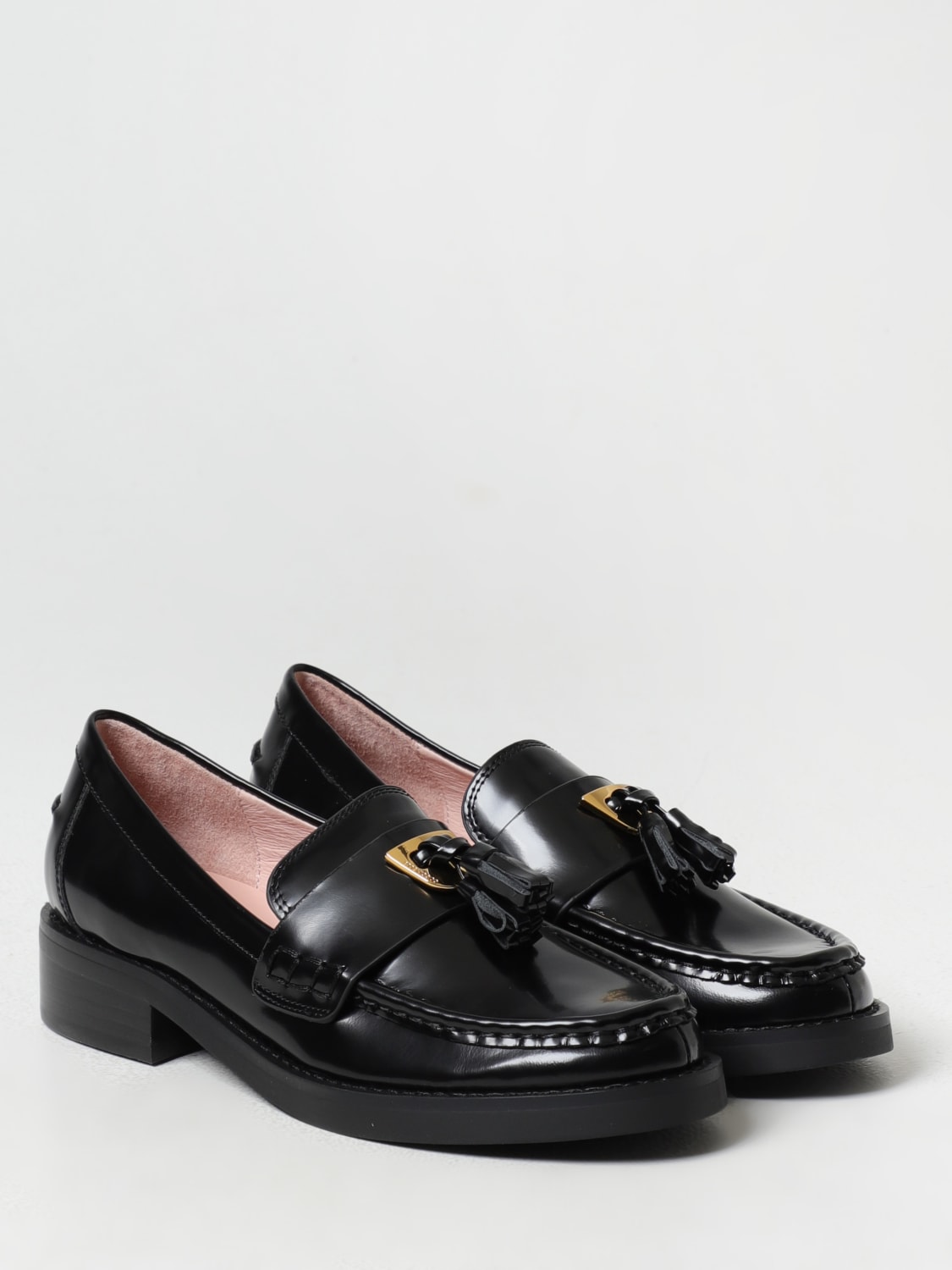 COCCINELLE LOAFERS: Shoes woman Coccinelle, Black - Img 2