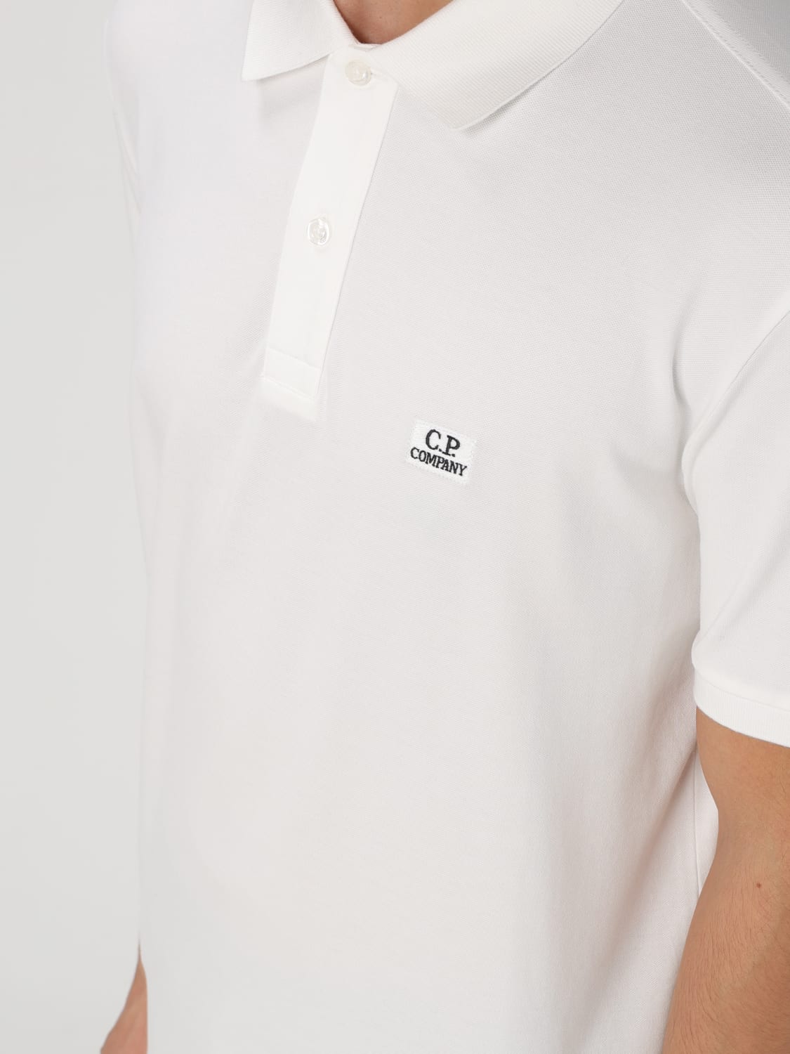 C.P. COMPANY POLO SHIRT: Polo shirt men C.P. Company, White - Img 4