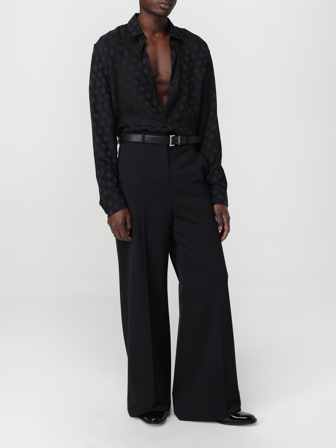 SAINT LAURENT BELT: Belt men Saint Laurent, Black - Img 2