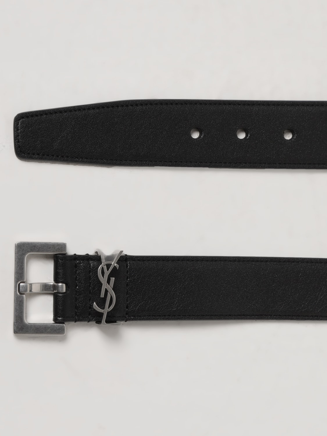 SAINT LAURENT BELT: Belt men Saint Laurent, Black - Img 3