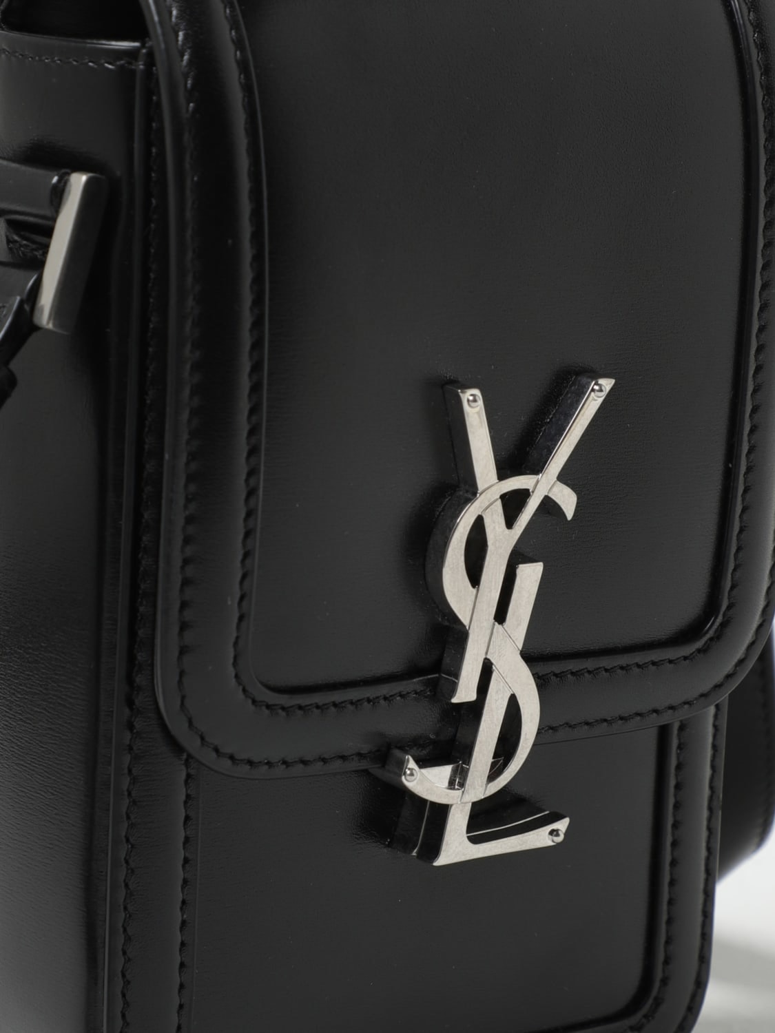 SAINT LAURENT BORSA A TRACOLLA: 手袋 男士 Saint Laurent, 黑色 - Img 4