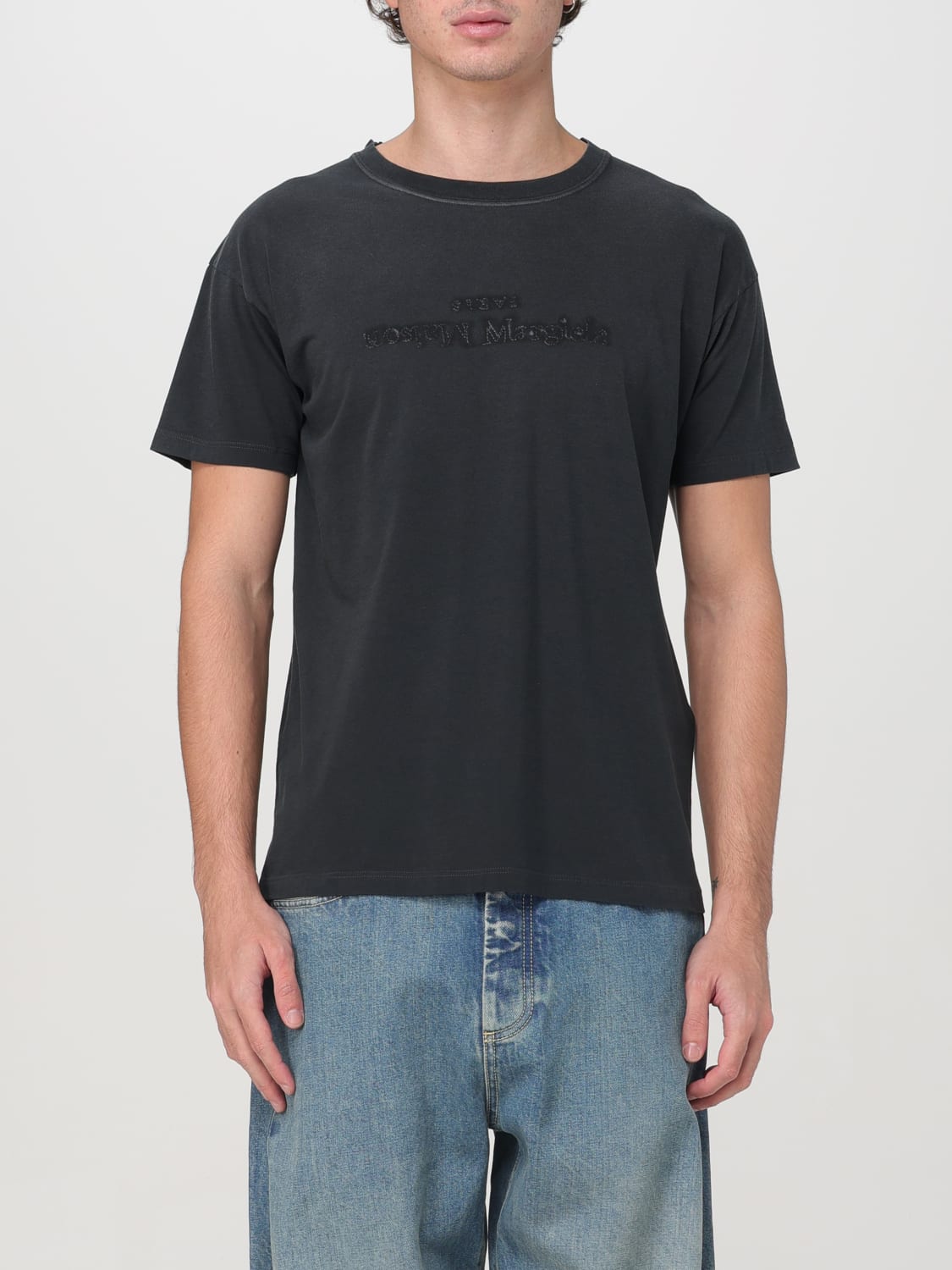 MAISON MARGIELA T-SHIRT: T-shirt men Maison Margiela, Black - Img 1