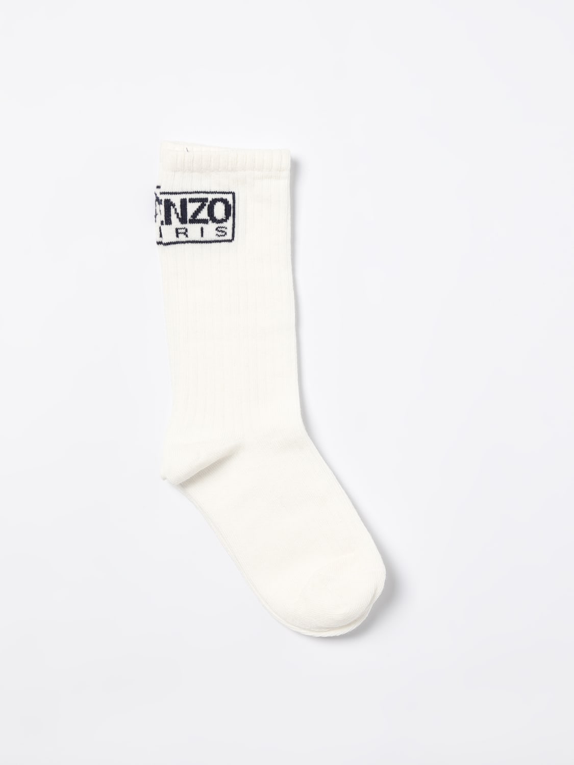 KENZO KIDS SOCKS: Kenzo Kids boys' socks, White - Img 1