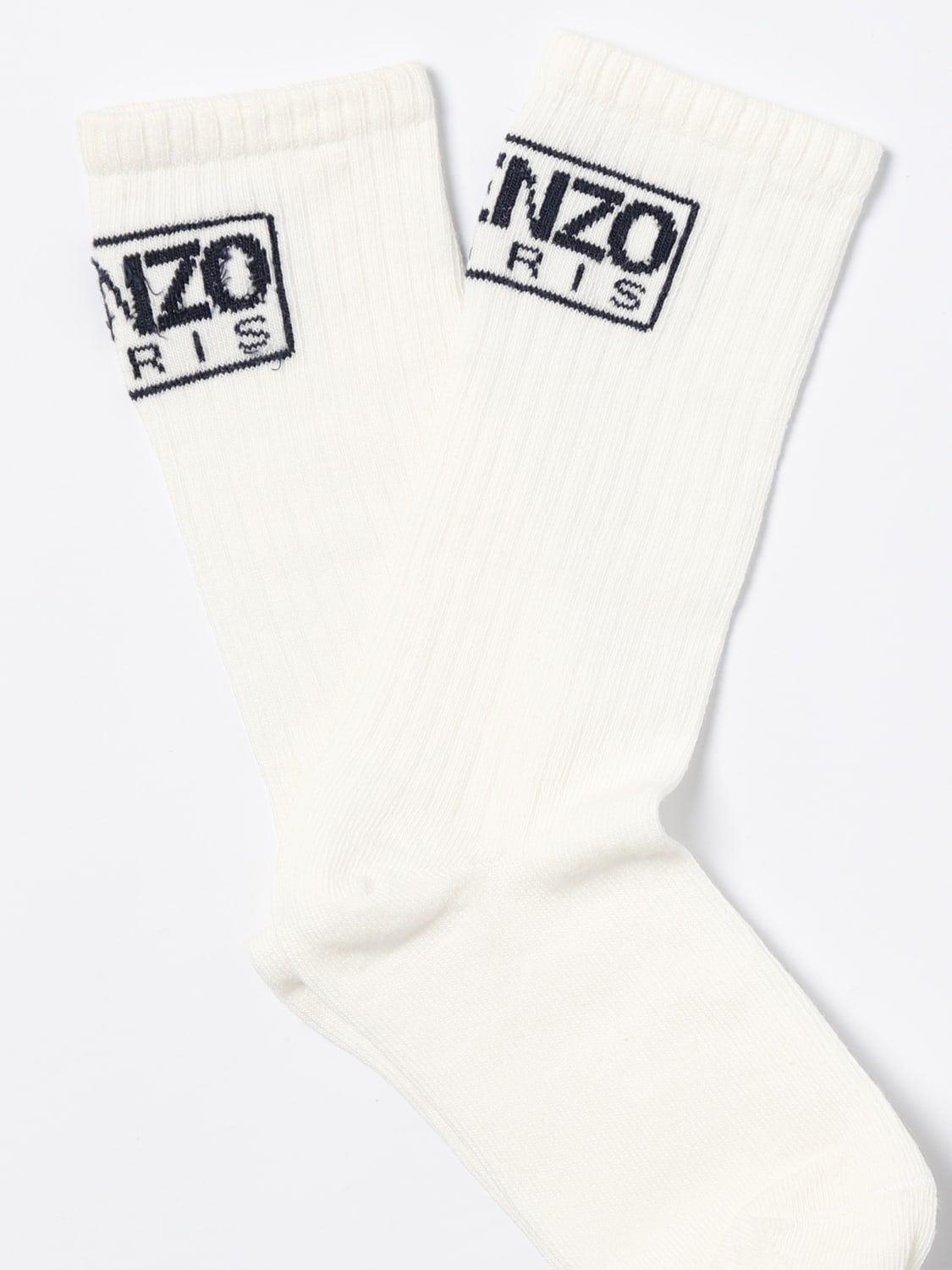 KENZO KIDS SOCKS: Kenzo Kids boys' socks, White - Img 2