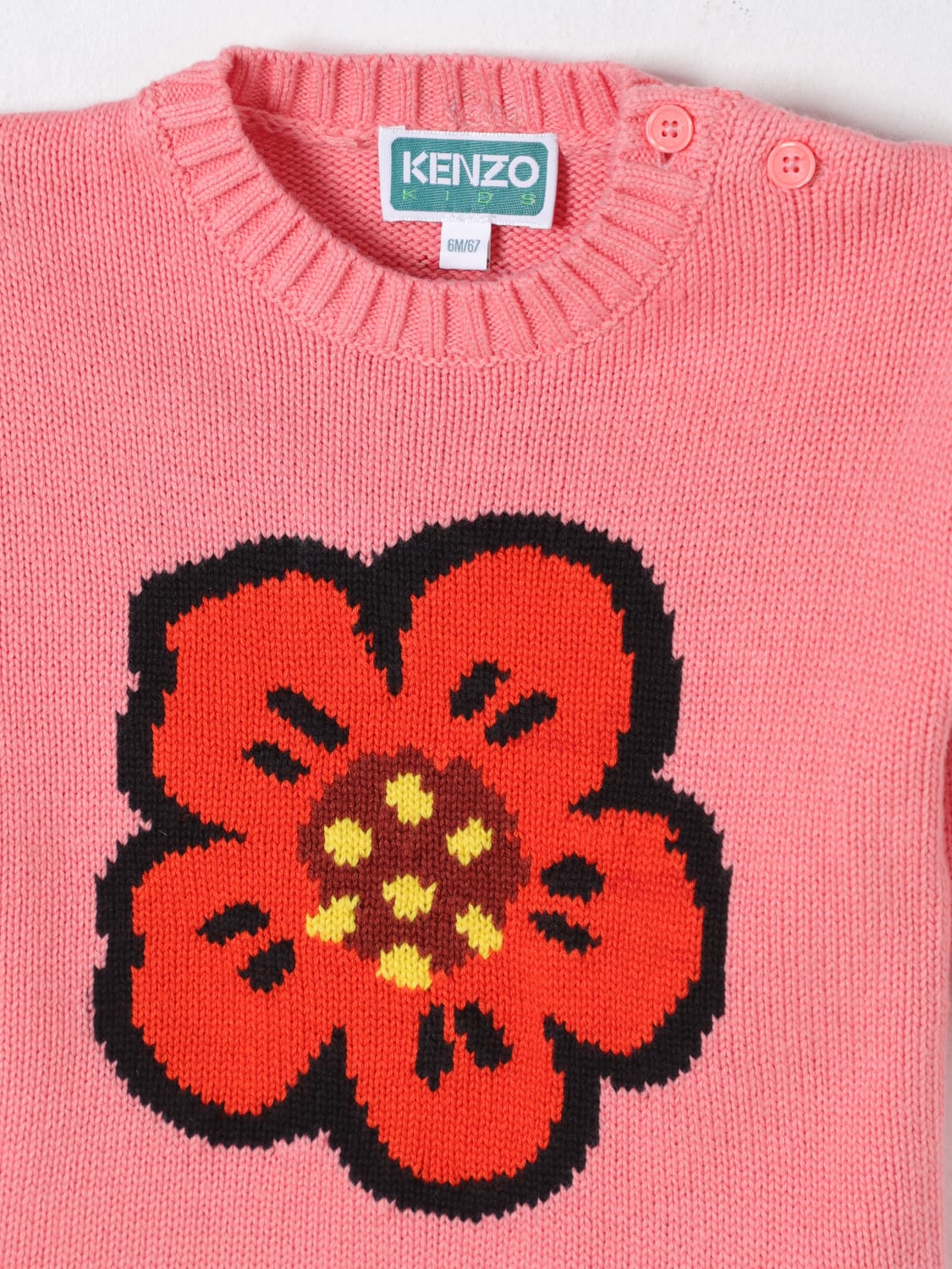 KENZO KIDS 连衣裙: 连衣裙 儿童 Kenzo Kids, 紫红色 - Img 3