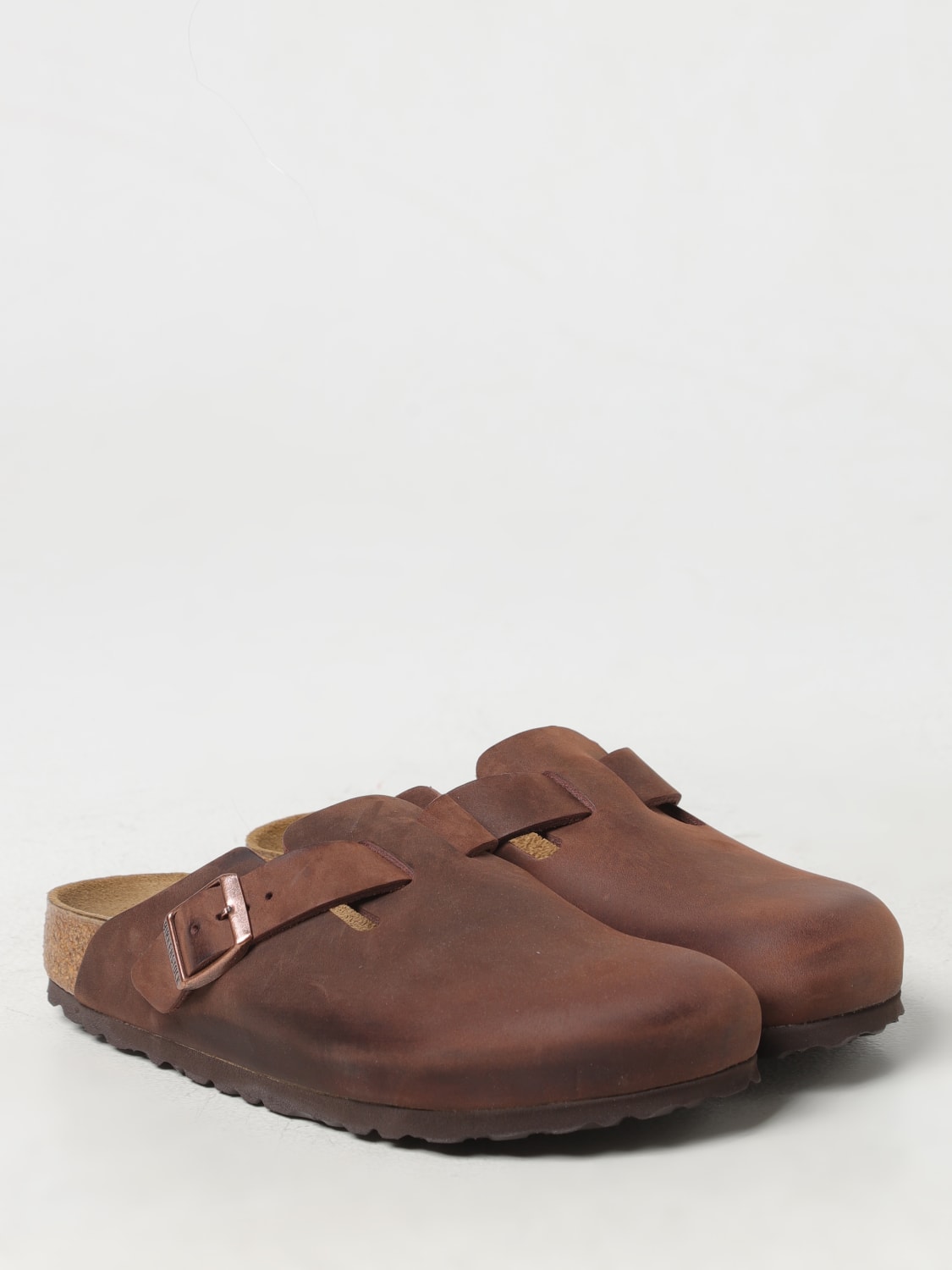 BIRKENSTOCK SHOES: Flat sandals woman Birkenstock, Brown - Img 2