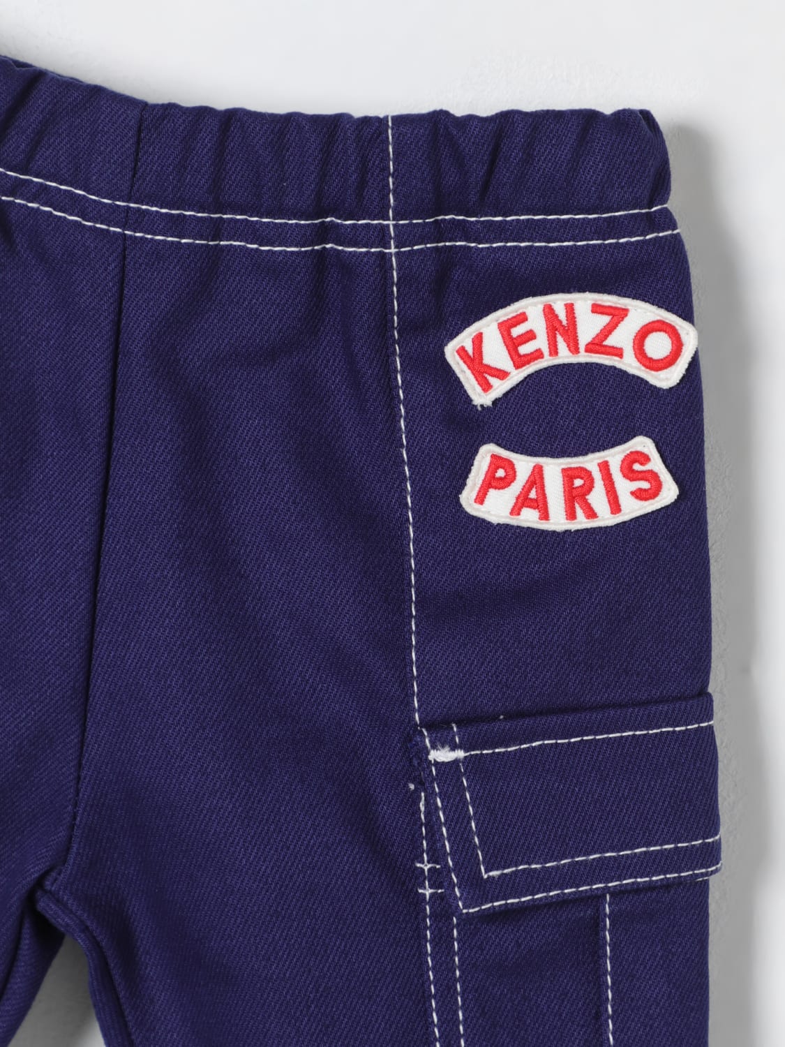 KENZO KIDS PANTALONE: Pantalone bambino Kenzo Kids, Blue - Img 3