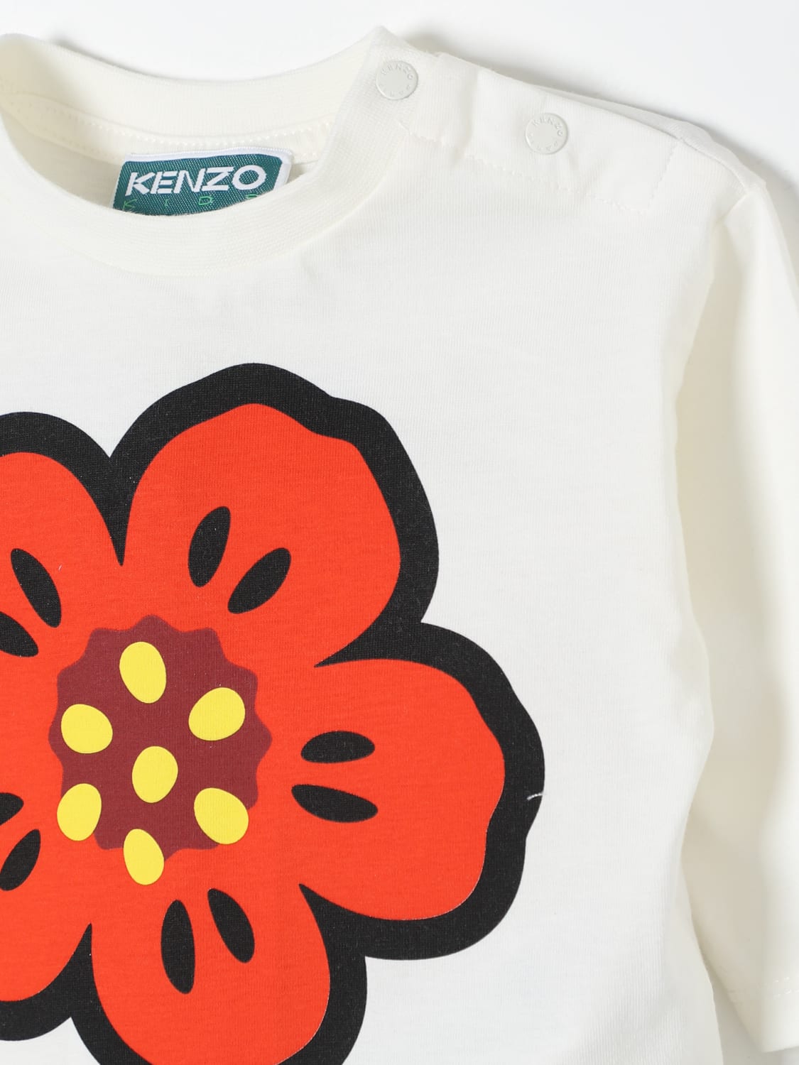 KENZO KIDS T恤: T恤 儿童 Kenzo Kids, 白色 - Img 3