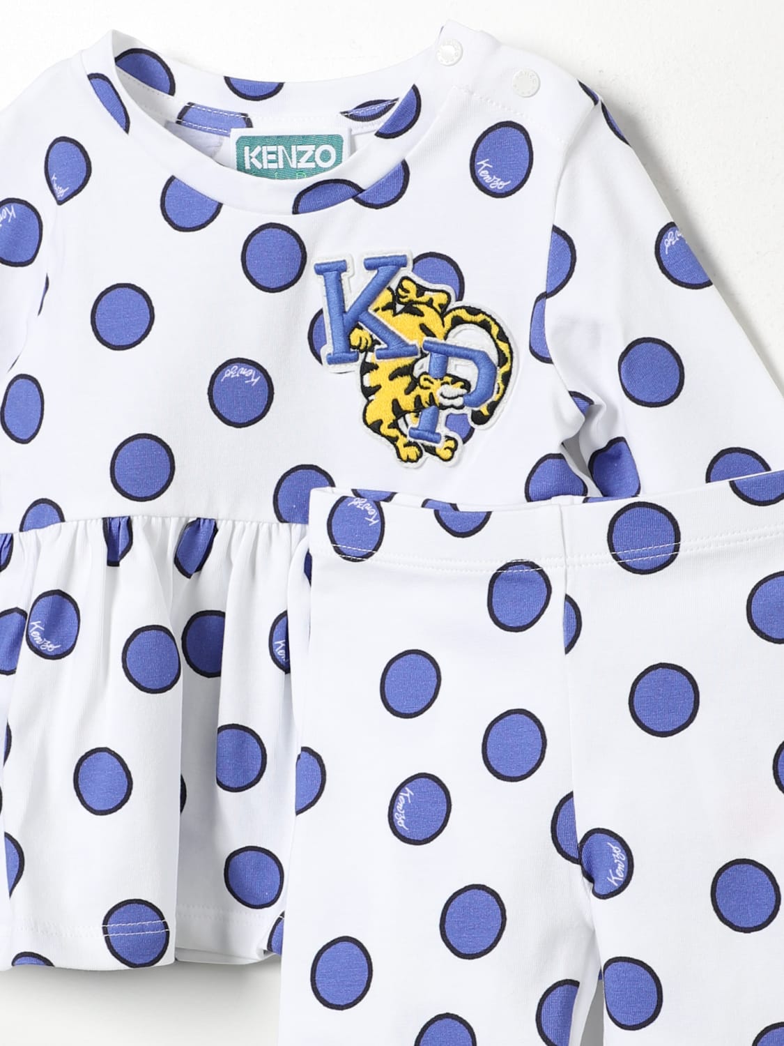 KENZO KIDS 롬퍼: 롬퍼 남아 Kenzo Kids, 화이트 - Img 3