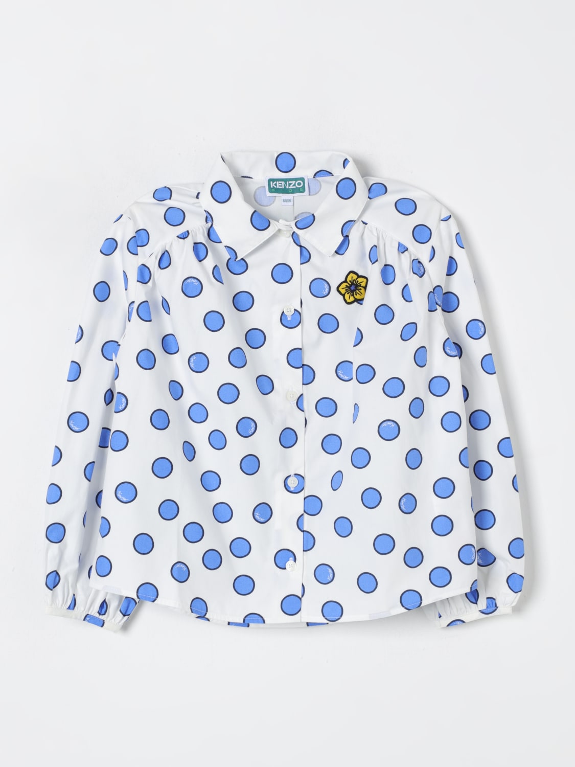 KENZO KIDS SHIRT: Shirt kids Kenzo Kids, White - Img 1