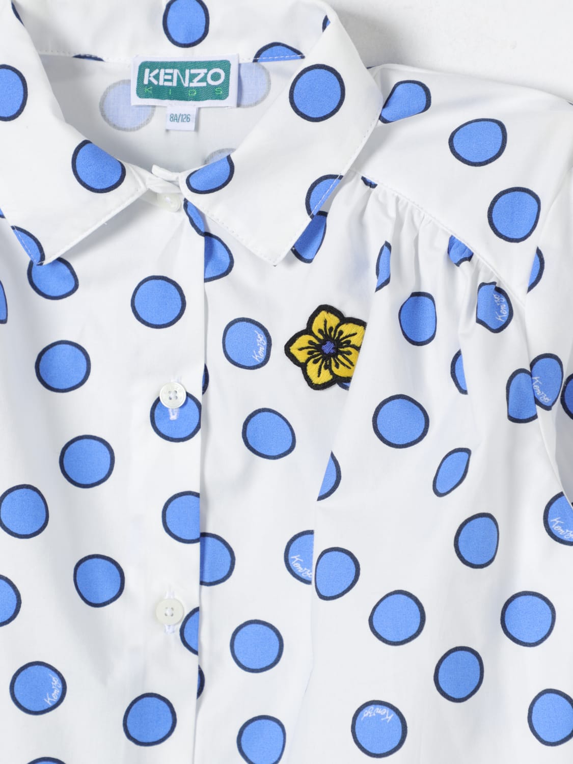 KENZO KIDS SHIRT: Shirt kids Kenzo Kids, White - Img 3