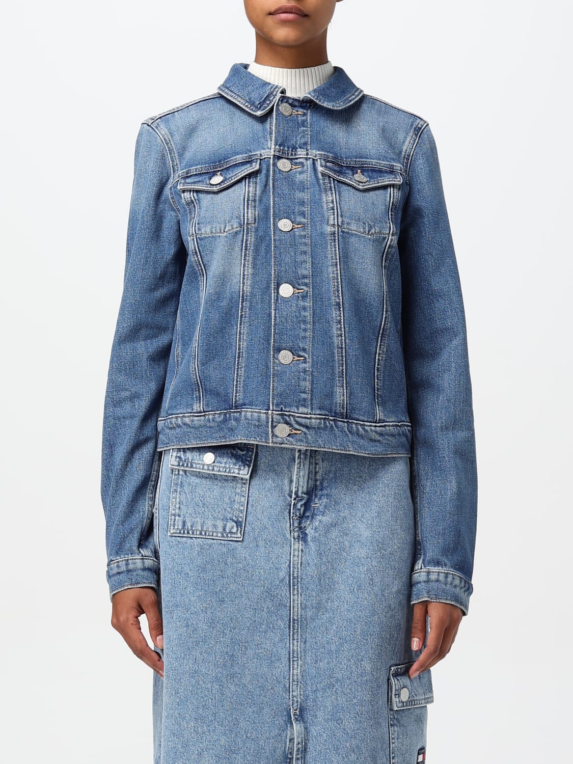 TOMMY JEANS JACKET: Tommy Jeans women's jacket, Denim - Img 1