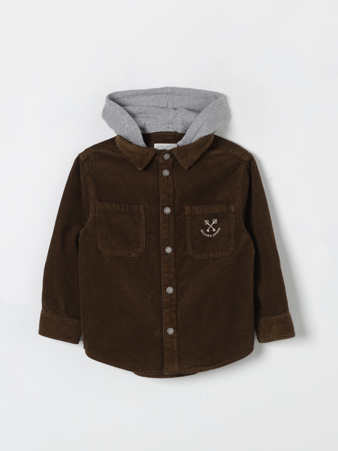 GOLDEN GOOSE Giacca bambino Marrone Giacca Golden Goose GKP02047P00172855615 online su GIGLIO.COM