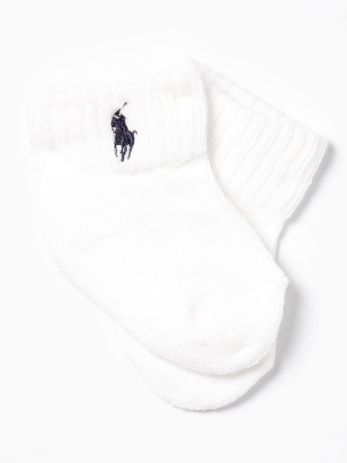 POLO RALPH LAUREN CALCETINES: Medias bebé niños Polo Ralph Lauren, Blanco - Img 2