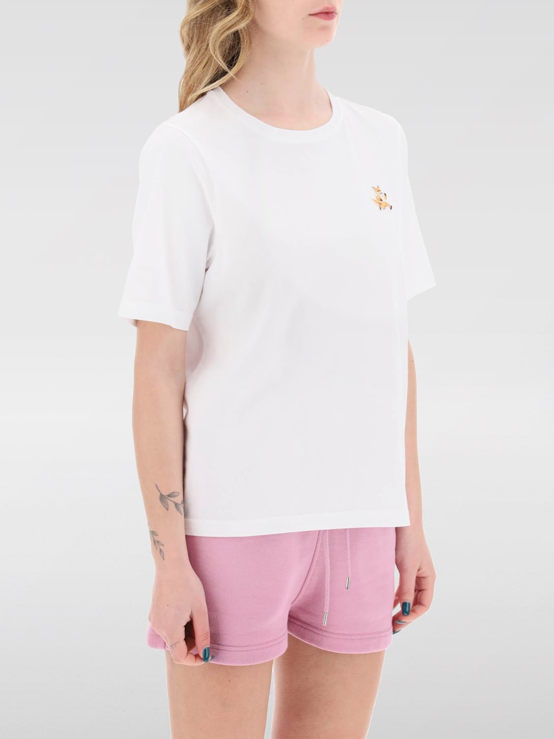 MAISON KITSUNÉ CAMISETA: Camiseta mujer Maison KitsunÉ, Blanco - Img 1