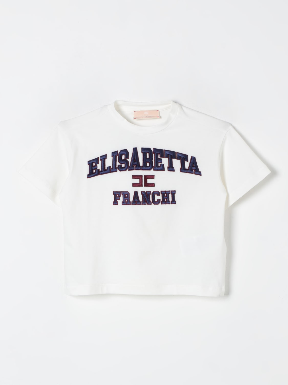 ELISABETTA FRANCHI LA MIA BAMBINA 티셔츠: 티셔츠 남아 Elisabetta Franchi La Mia Bambina, 아이보리 - Img 1