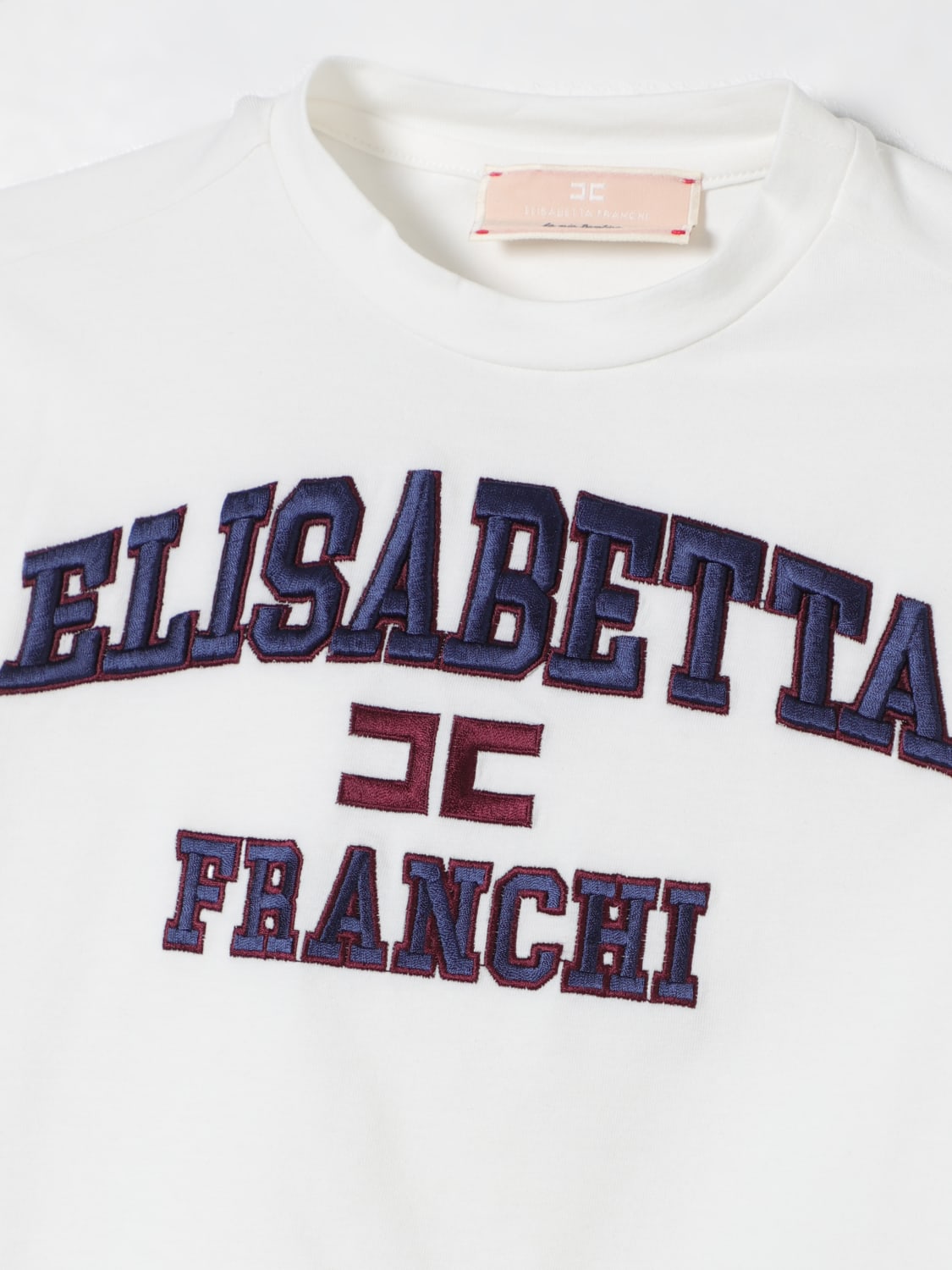 ELISABETTA FRANCHI LA MIA BAMBINA 티셔츠: 티셔츠 남아 Elisabetta Franchi La Mia Bambina, 아이보리 - Img 3