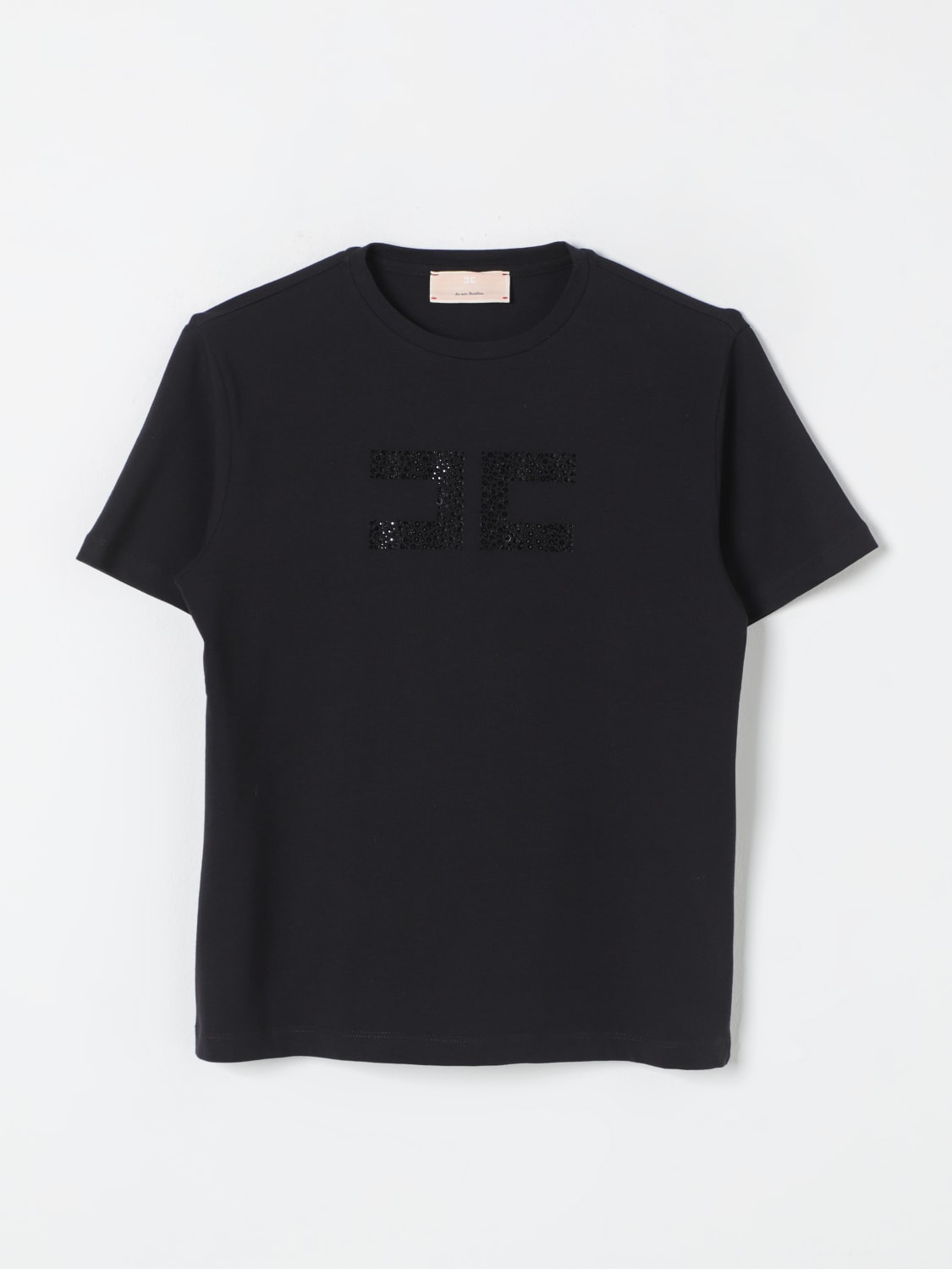 ELISABETTA FRANCHI LA MIA BAMBINA T-SHIRT: T-shirt kids Elisabetta Franchi La Mia Bambina, Black - Img 1