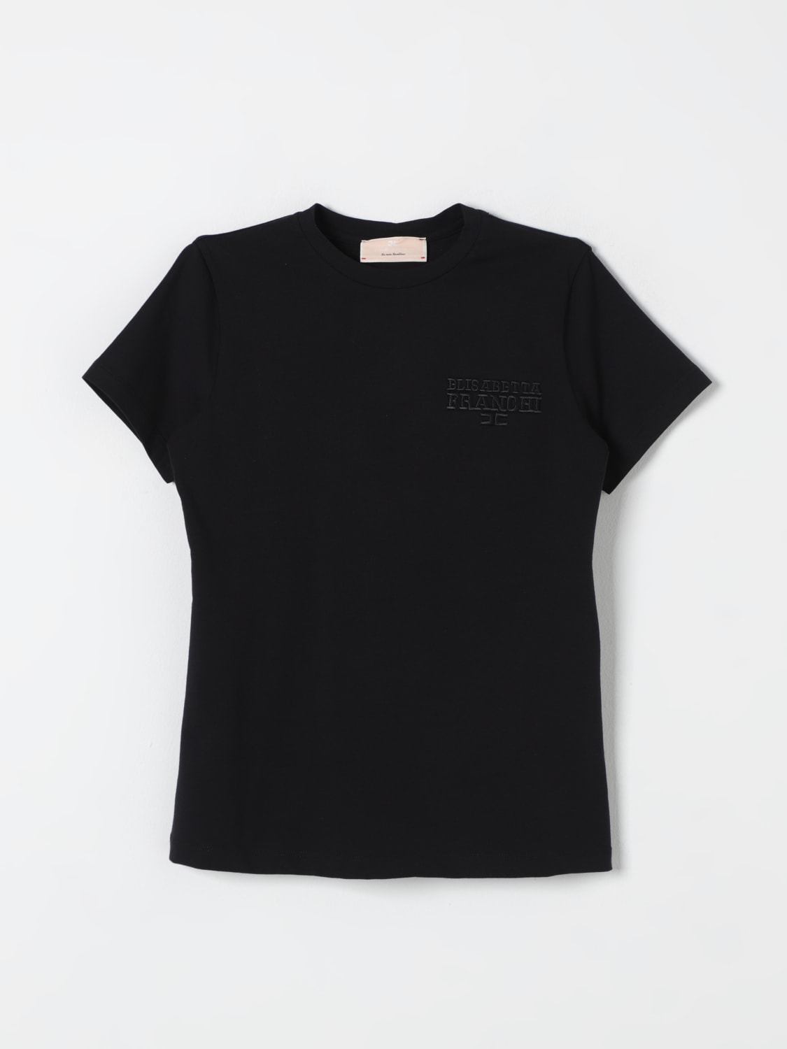 ELISABETTA FRANCHI LA MIA BAMBINA Tシャツ: Tシャツ ボーイ Elisabetta Franchi La Mia Bambina, ブラック - Img 1