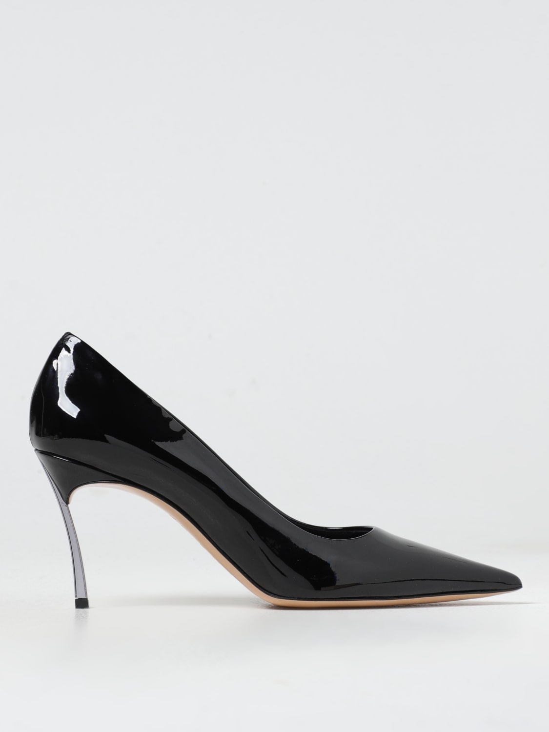 CASADEI PUMPS: Oxford shoes woman Casadei, Black - Img 1