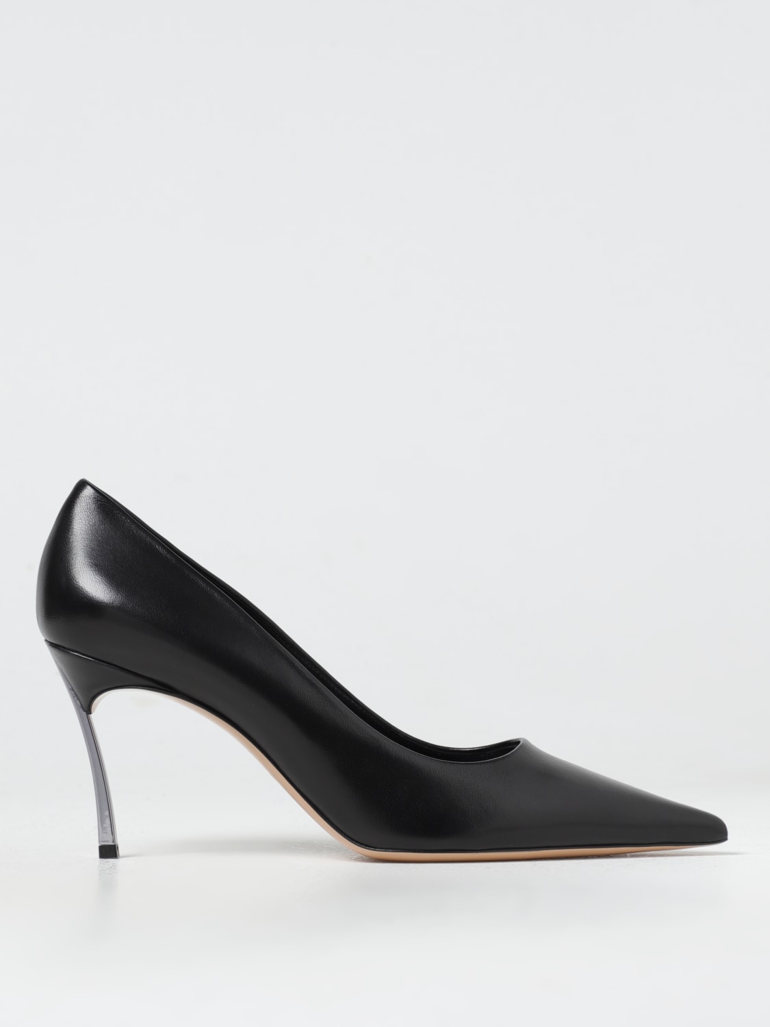 CASADEI PUMPS: Oxford shoes woman Casadei, Black - Img 1