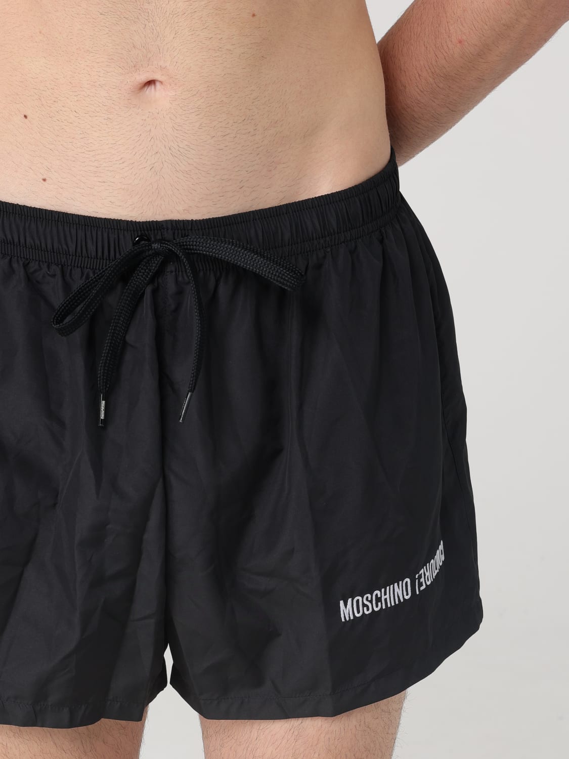 MOSCHINO COUTURE SWIMSUIT: Swimsuit men Moschino Couture, Black - Img 4