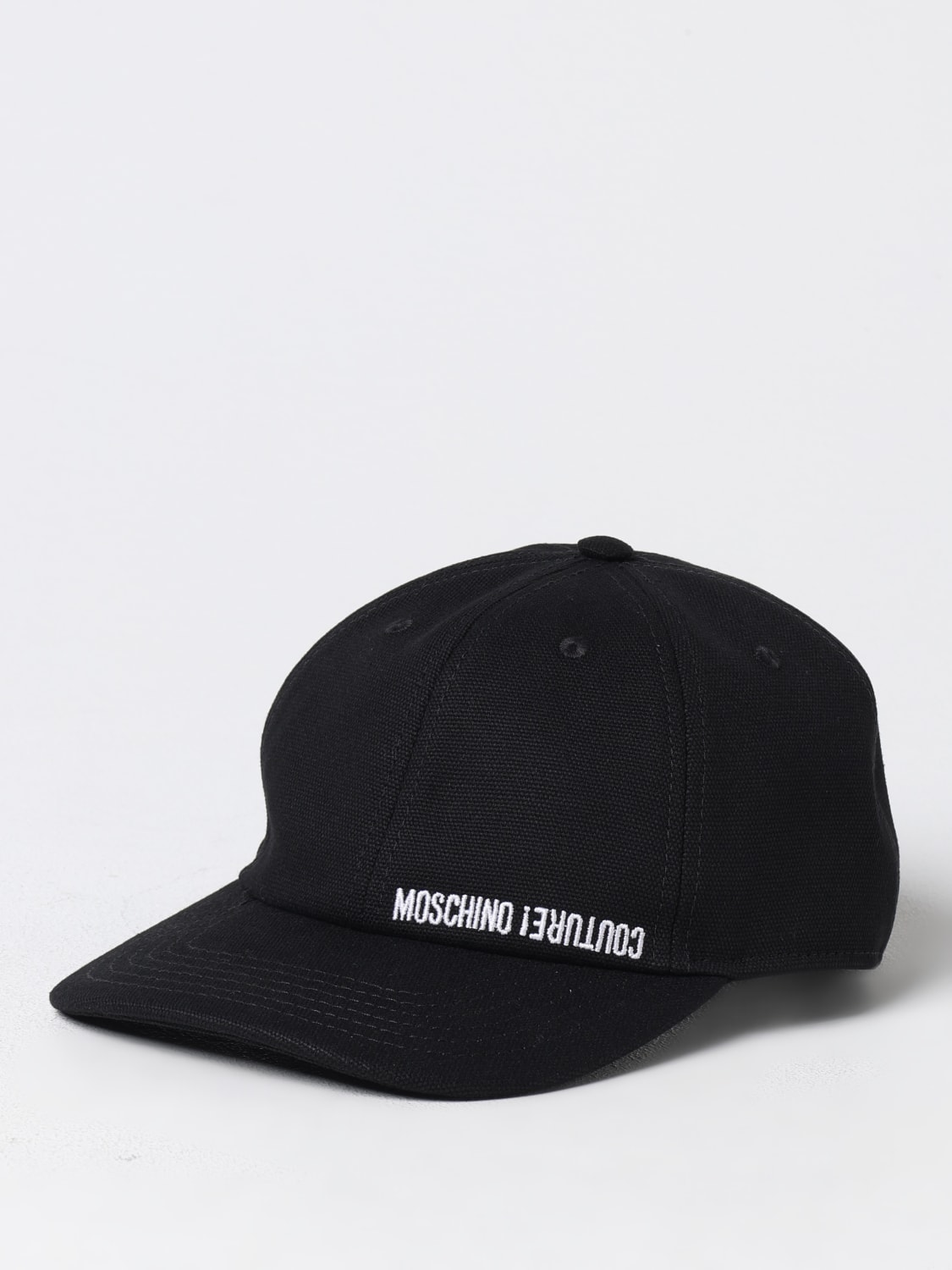 MOSCHINO COUTURE 帽子: 帽子 メンズ Moschino Couture, ブラック - Img 1