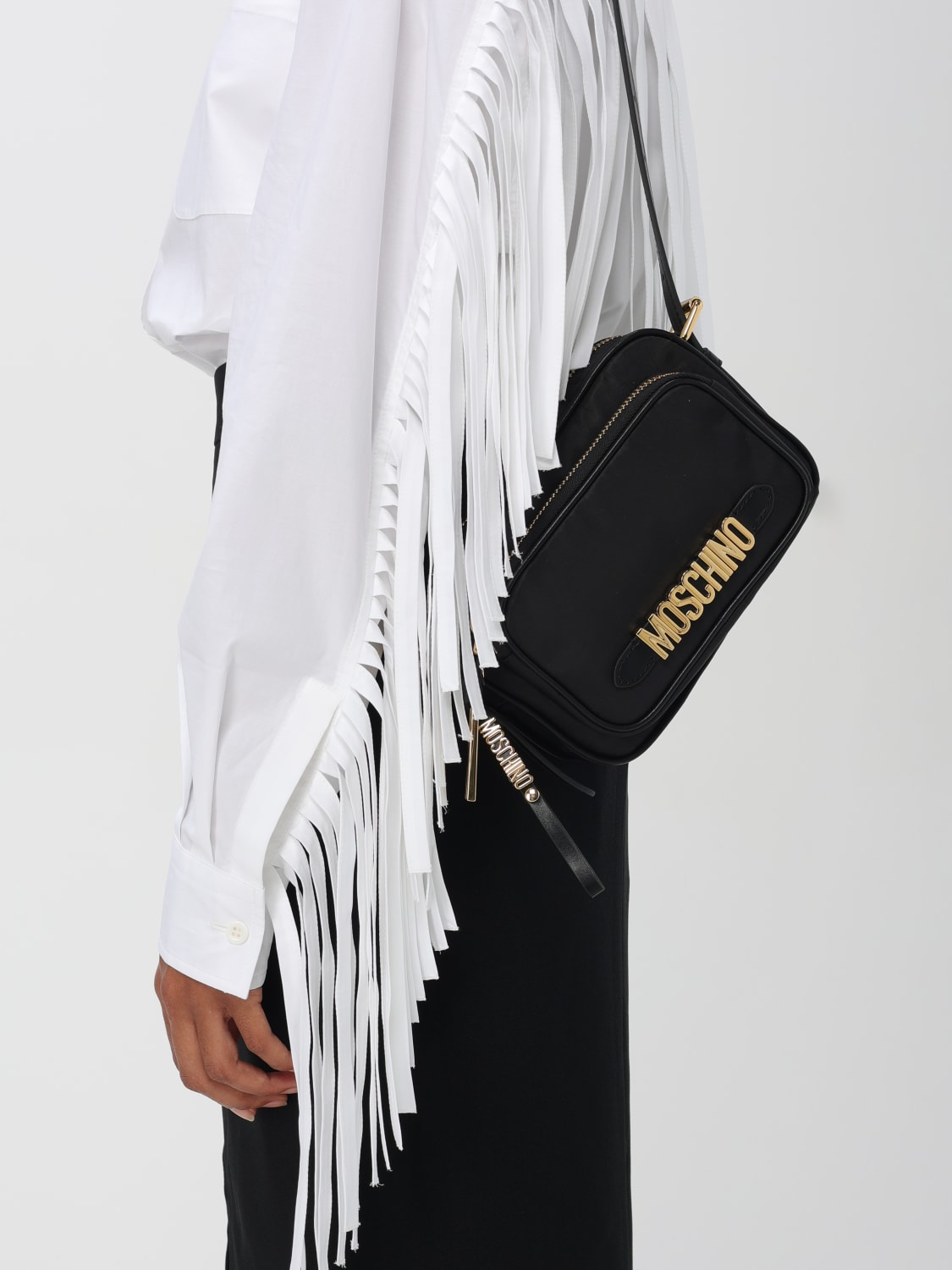 MOSCHINO COUTURE CROSSBODY BAGS: Shoulder bag woman Moschino Couture, Black - Img 2