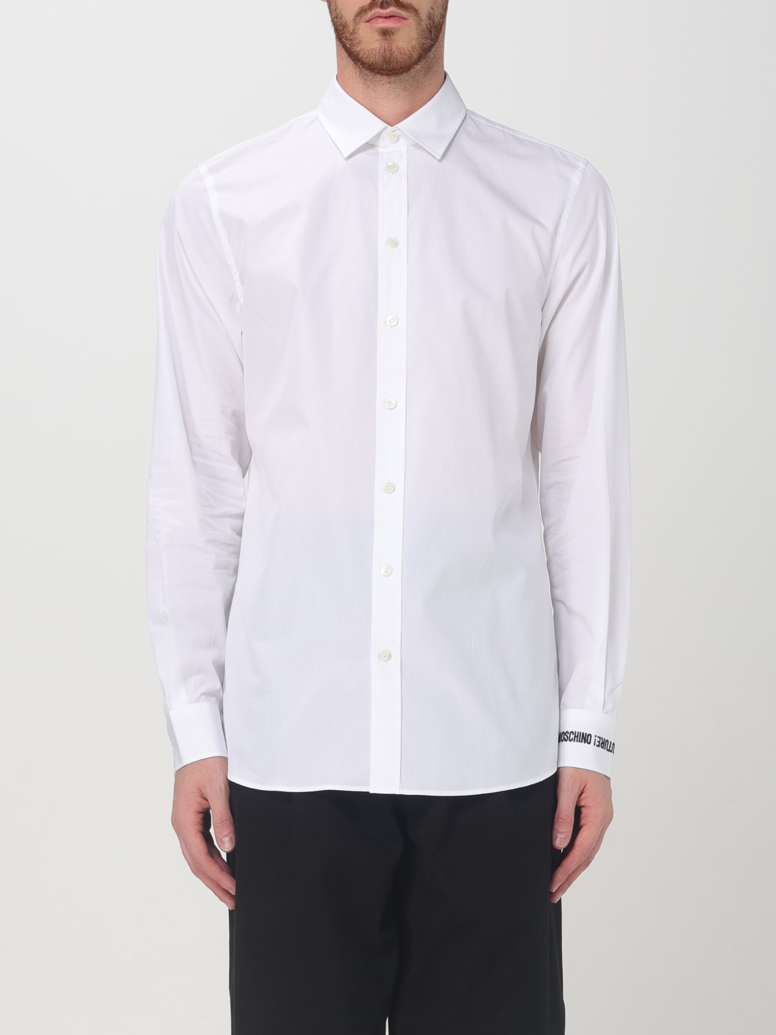 MOSCHINO COUTURE CAMICIA: Camicia basic Moschino Couture in cotone , Bianco - Img 1