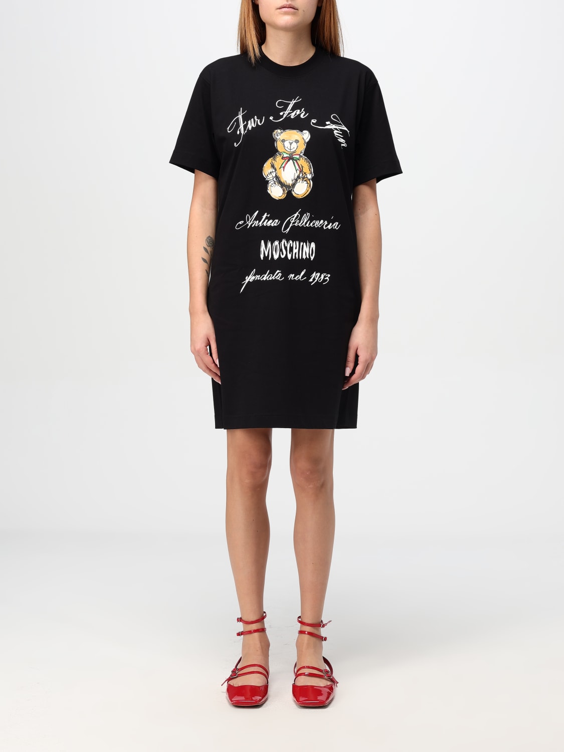 MOSCHINO COUTURE DRESS: T-shirt woman Moschino Couture, Black - Img 1