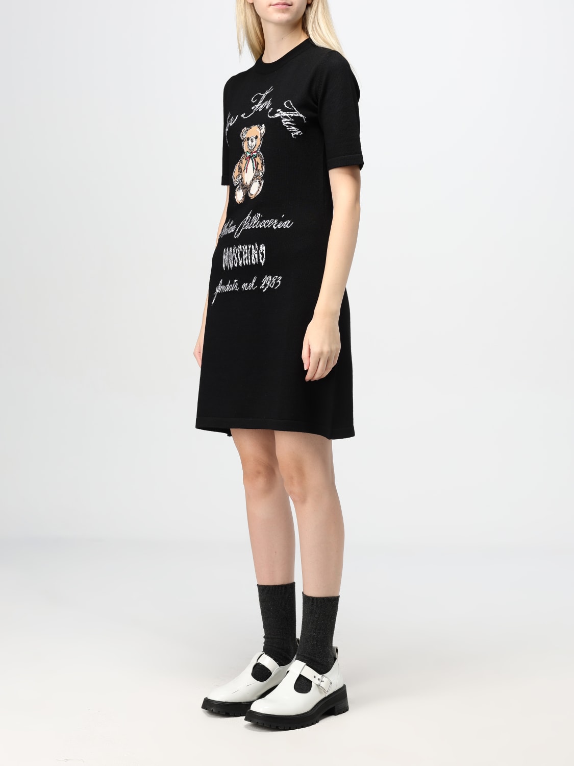 MOSCHINO COUTURE DRESS: Dress woman Moschino Couture, Black - Img 3