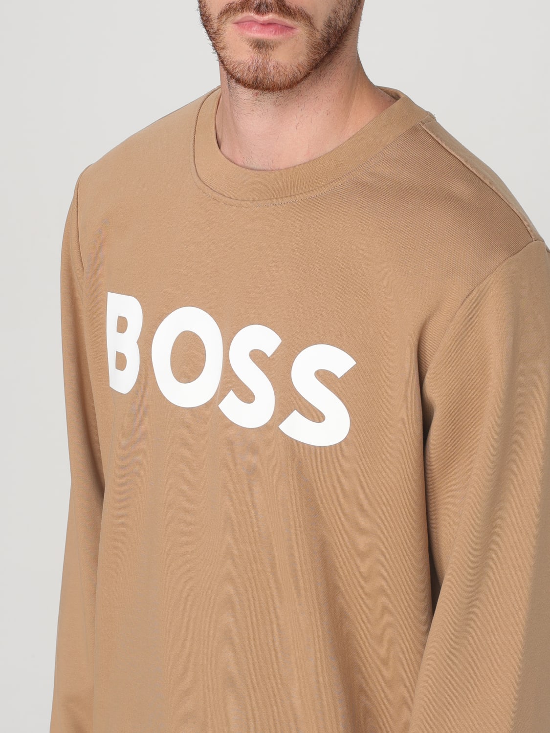 BOSS SWEATSHIRT: Sweatshirt herren Boss, Beige - Img 3