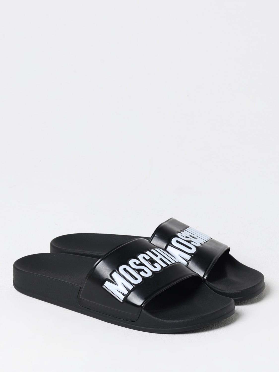 MOSCHINO COUTURE SANDALEN: Sandalen herren Moschino Couture, Schwarz - Img 2