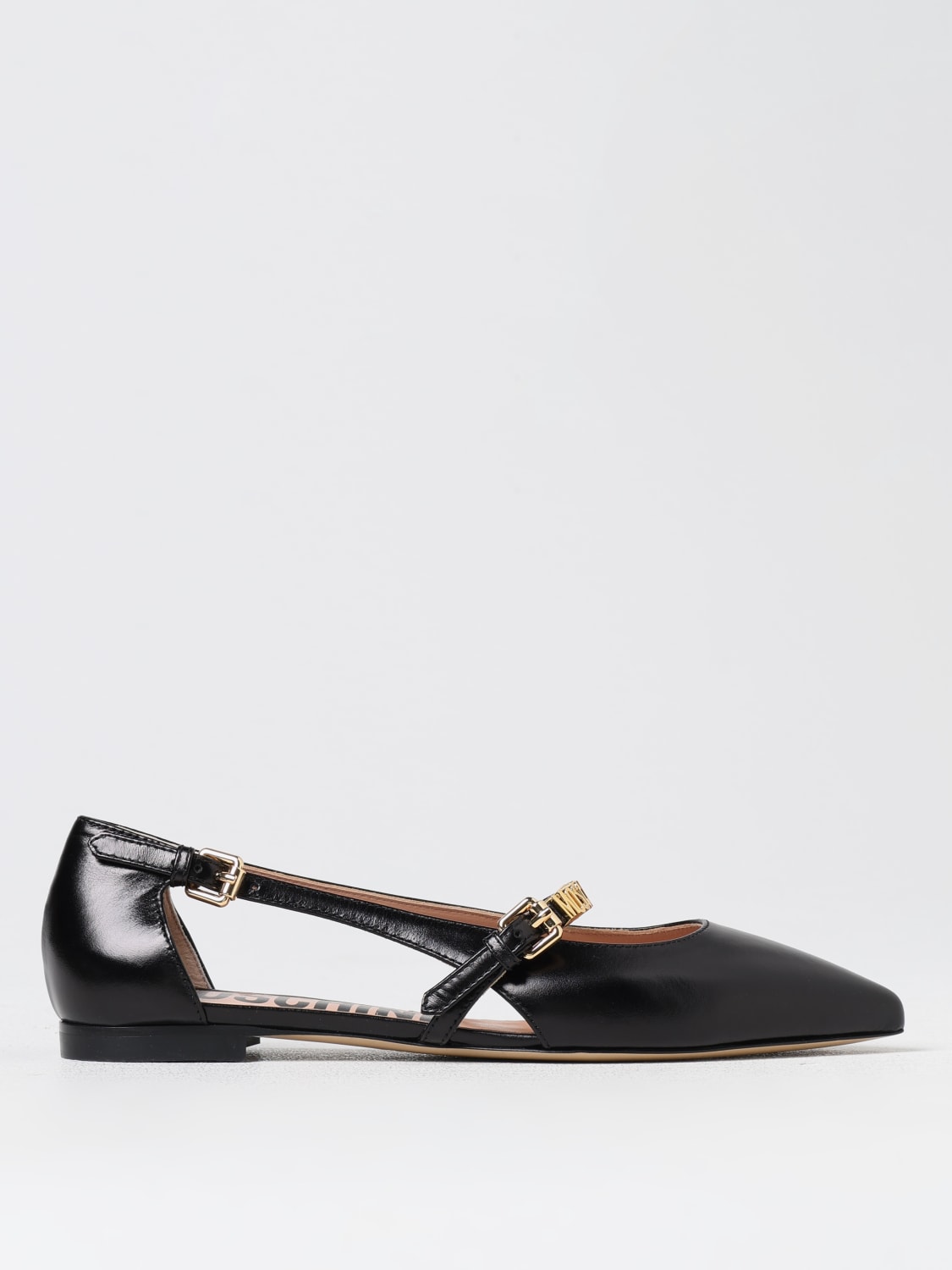 MOSCHINO COUTURE FLAT SHOES: Flat shoes woman Moschino Couture, Black - Img 1