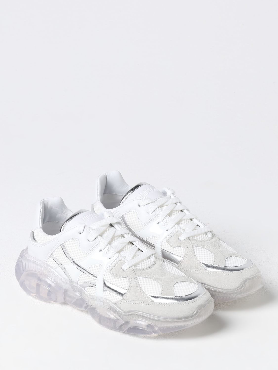 MOSCHINO COUTURE SNEAKERS: Sneakers men Moschino Couture, White - Img 2