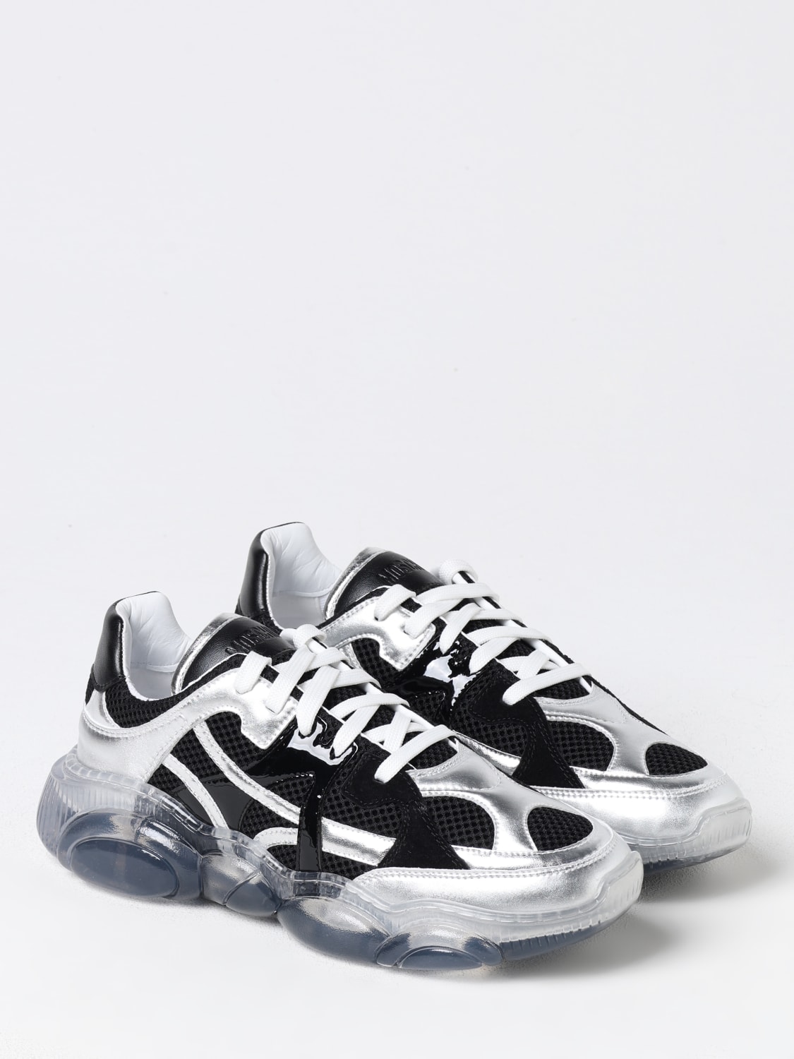 MOSCHINO COUTURE SNEAKERS: Sneakers men Moschino Couture, Black - Img 2