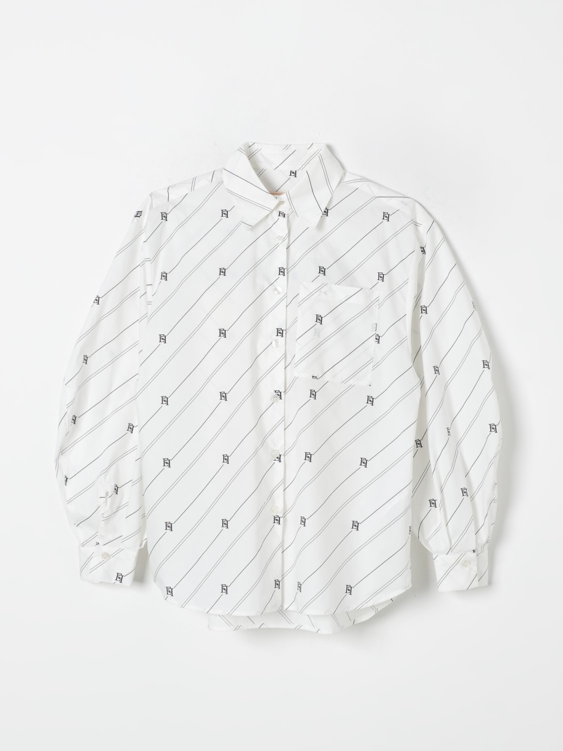 ELISABETTA FRANCHI LA MIA BAMBINA SHIRT: Shirt kids Elisabetta Franchi La Mia Bambina, White - Img 1