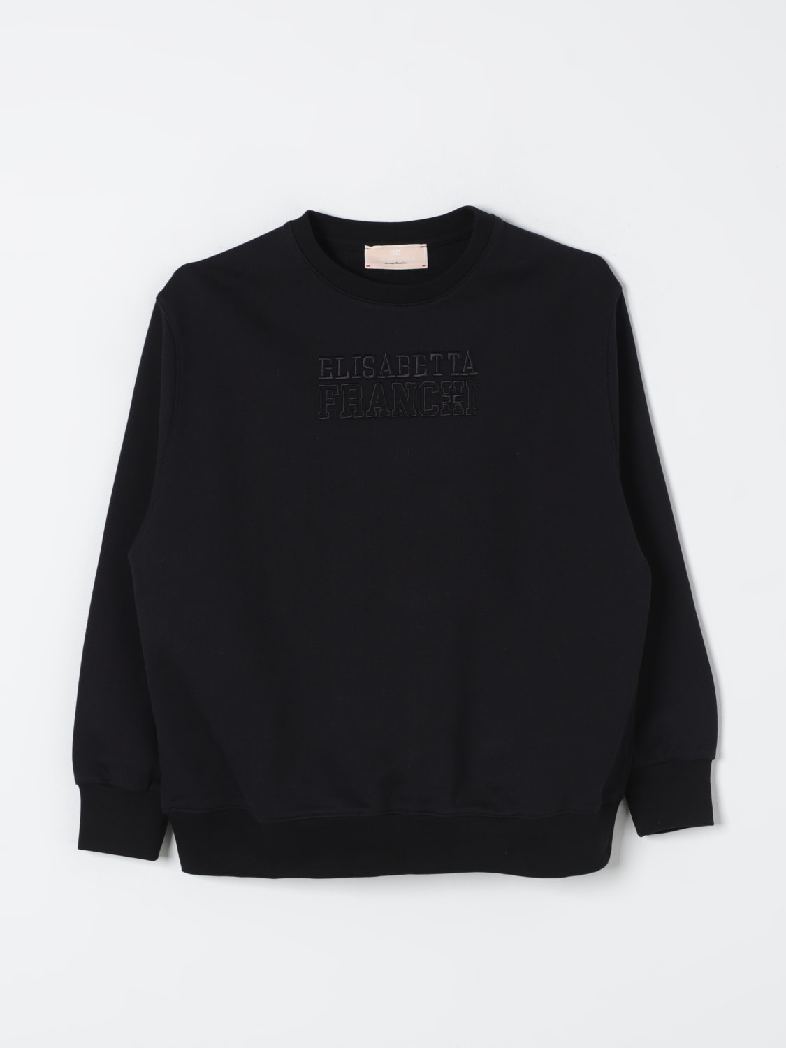 ELISABETTA FRANCHI LA MIA BAMBINA SWEATER: Sweater kids Elisabetta Franchi La Mia Bambina, Black - Img 1