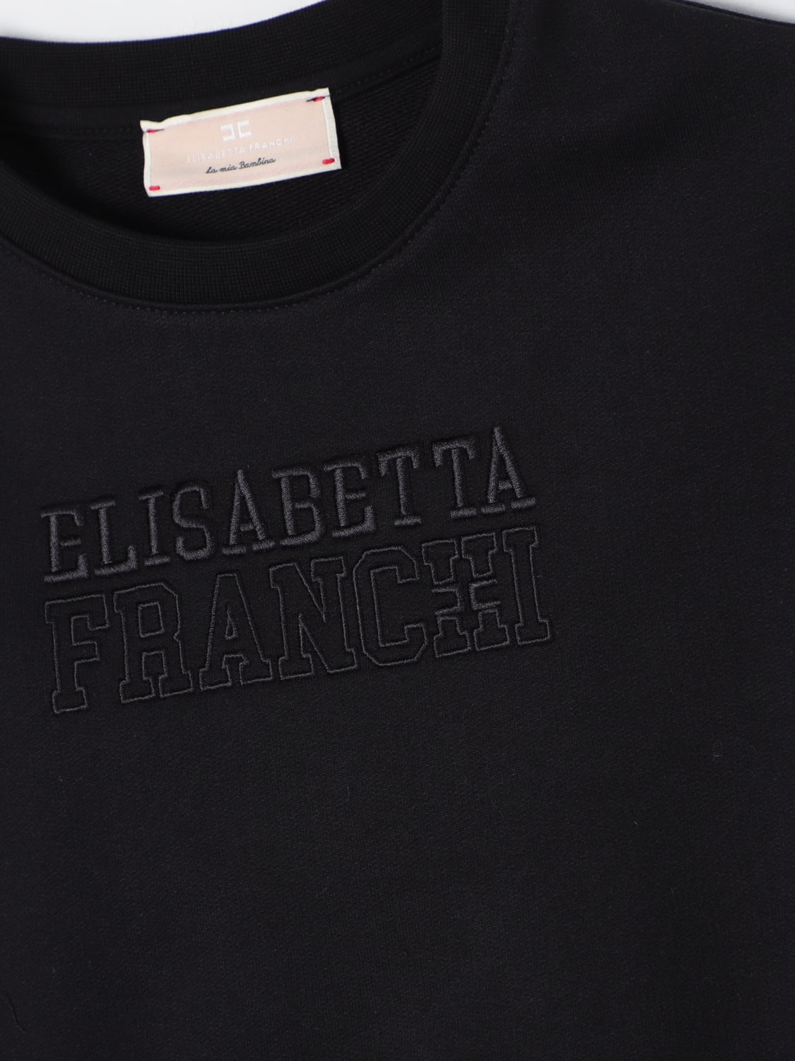 ELISABETTA FRANCHI LA MIA BAMBINA 스웨터: 스웨터 남아 Elisabetta Franchi La Mia Bambina, 블랙 - Img 3