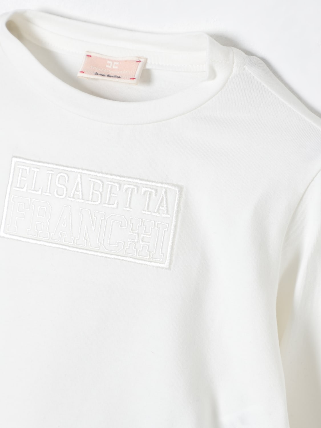 ELISABETTA FRANCHI LA MIA BAMBINA T-SHIRT: T-shirt kids Elisabetta Franchi La Mia Bambina, Yellow Cream - Img 3