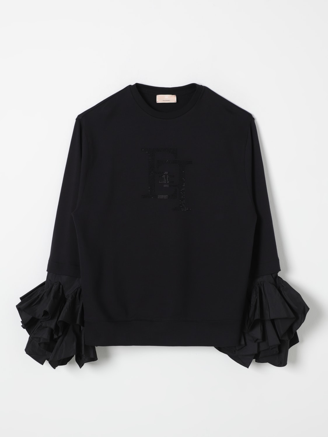 ELISABETTA FRANCHI LA MIA BAMBINA PULLOVER: Pullover kinder Elisabetta Franchi La Mia Bambina, Schwarz - Img 1