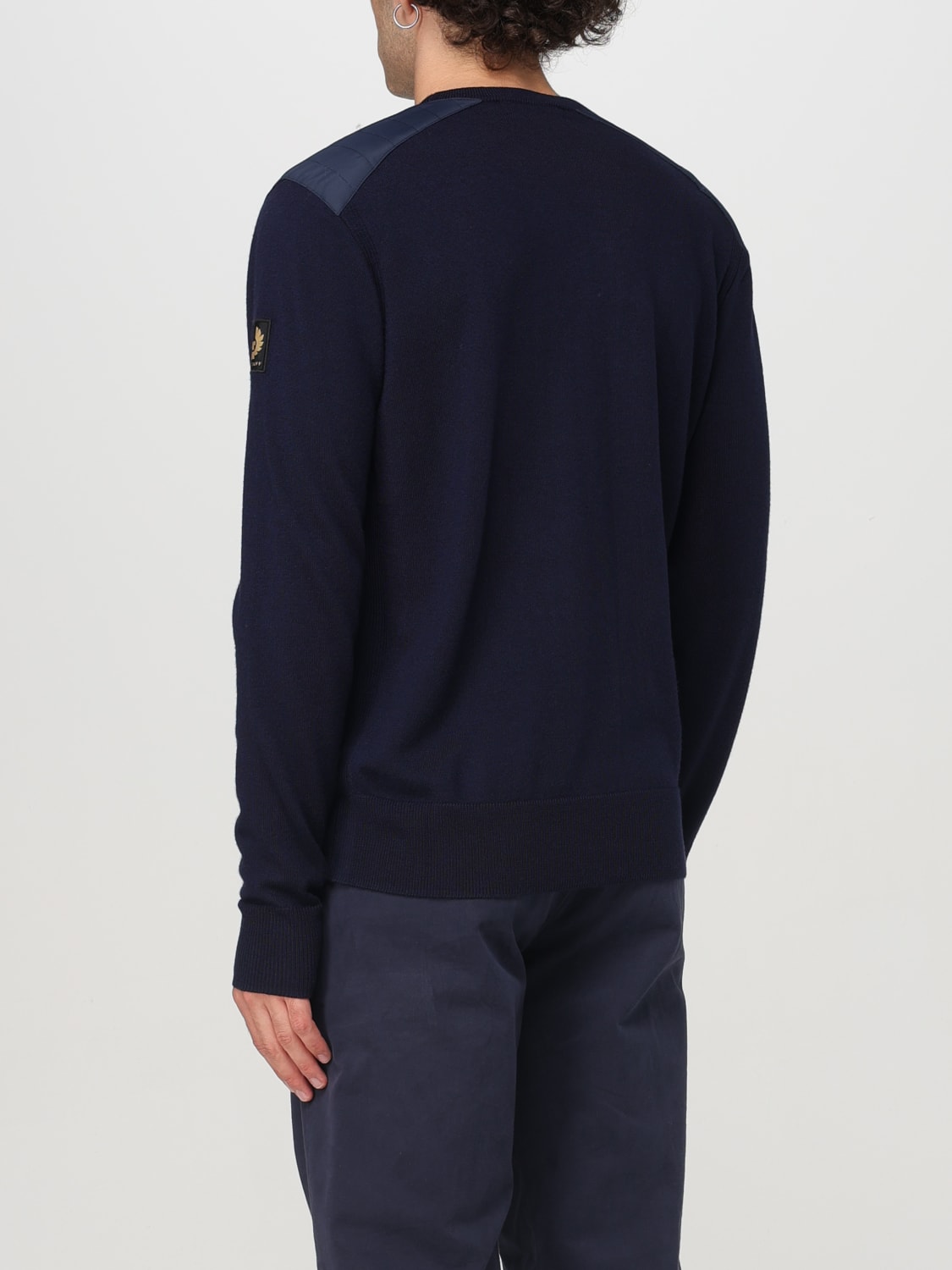 BELSTAFF SWEATER: Sweater men Belstaff, Blue - Img 2